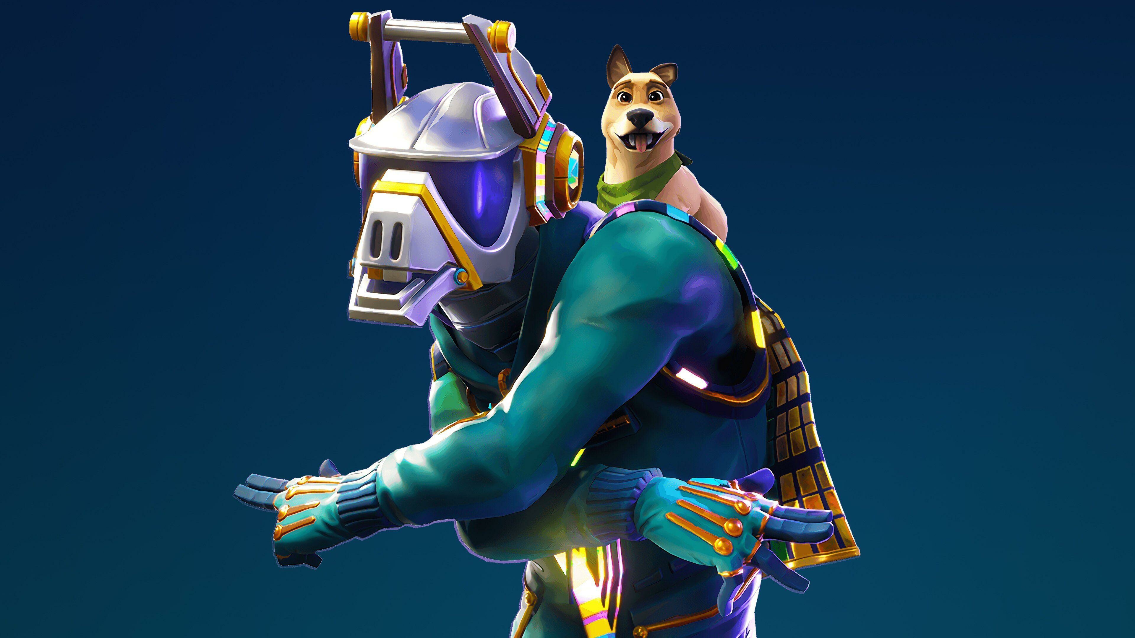 Fortnite: DJ Yonder, The first Epic skin to get from the Season 6 Battle Pass. 3840x2160 4K Wallpaper.