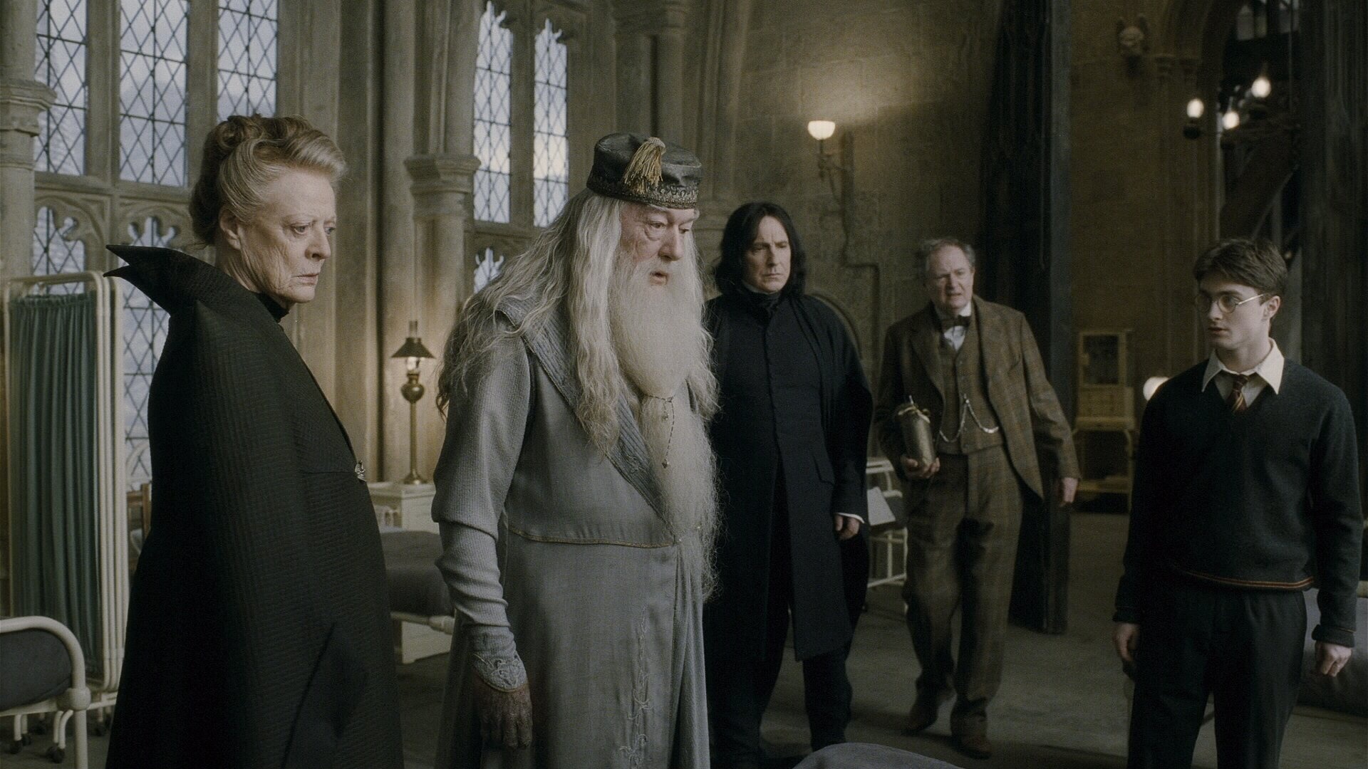 Dumbledore: Albus, Harry Potter, Horace Slughorn, Severus Snape, Wizarding world. 1920x1080 Full HD Wallpaper.
