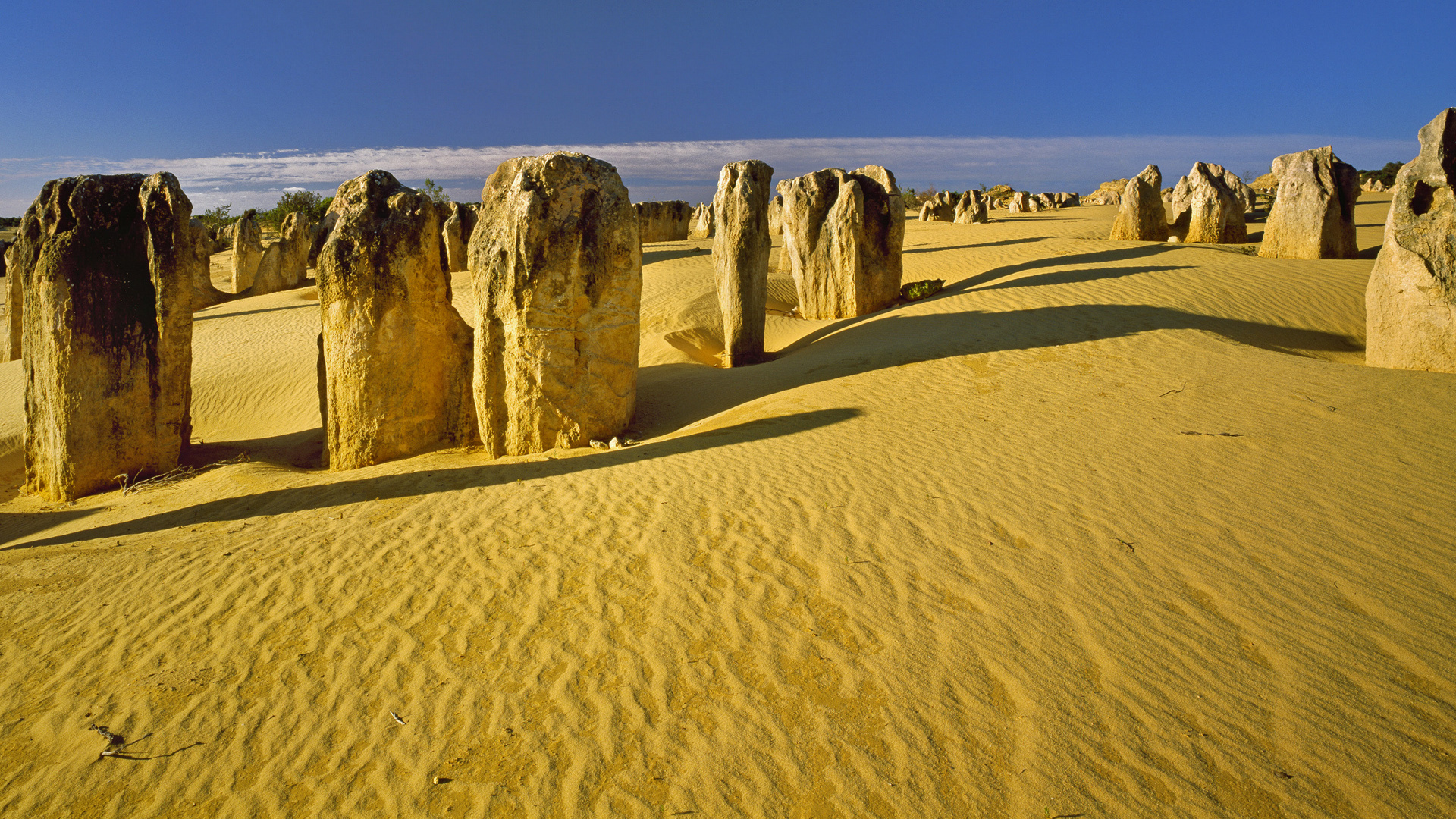 Nambung National Park, Pinnacles Desert, Western Australasia, Windows 10 spotlight, 1920x1080 Full HD Desktop