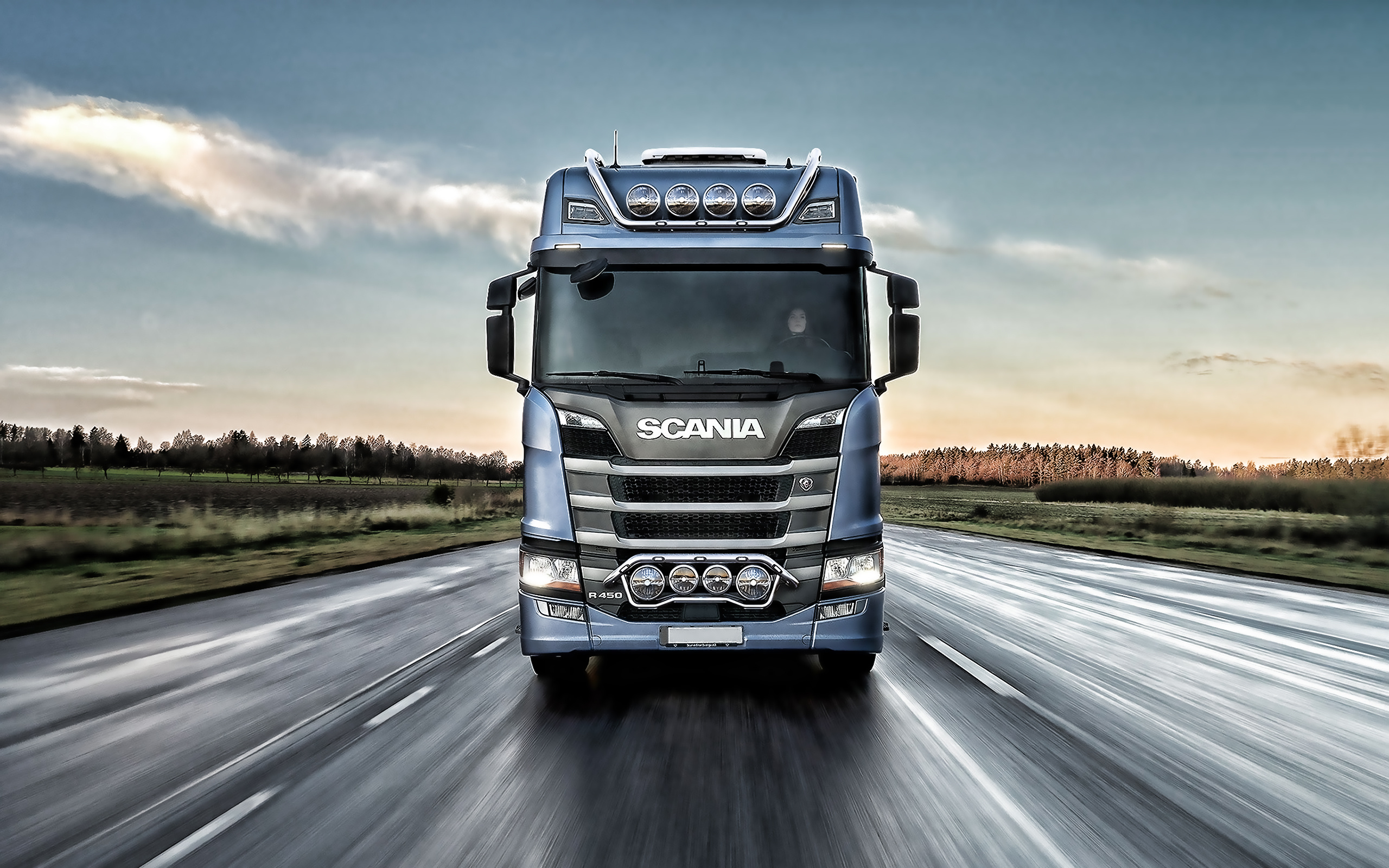 Scania R450, 2019, highway trucking, 2560x1600 HD Desktop