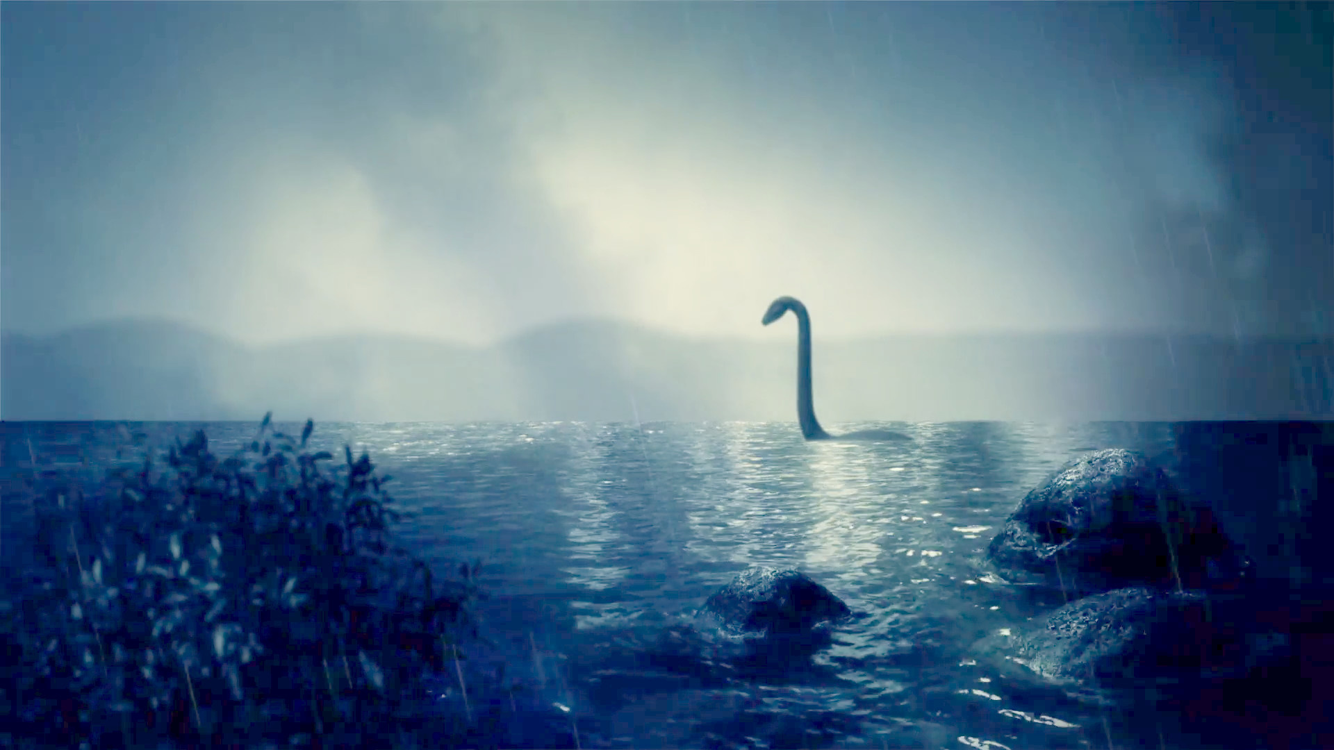 Fesselnde Loch Ness Monster Tapete von Sarah Anderson, 1920x1080 Full HD Desktop
