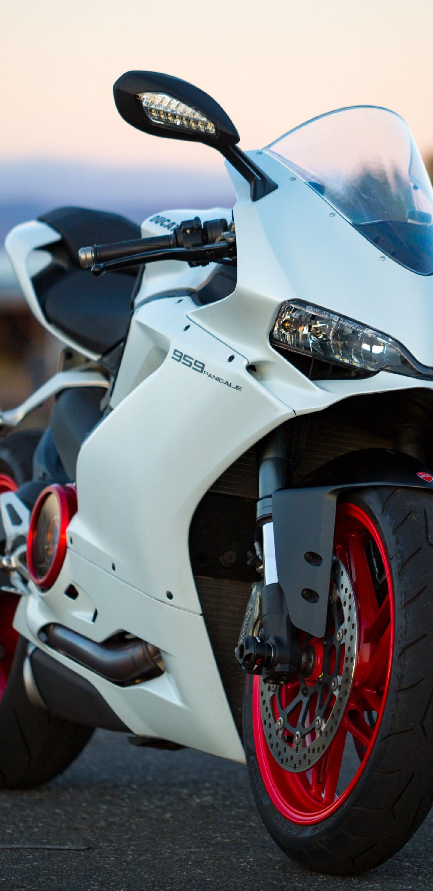 Ducati: 959 Panigale, Bike, Superbike, The company was bought by Cagiva in 1985. 1440x2960 HD Wallpaper.