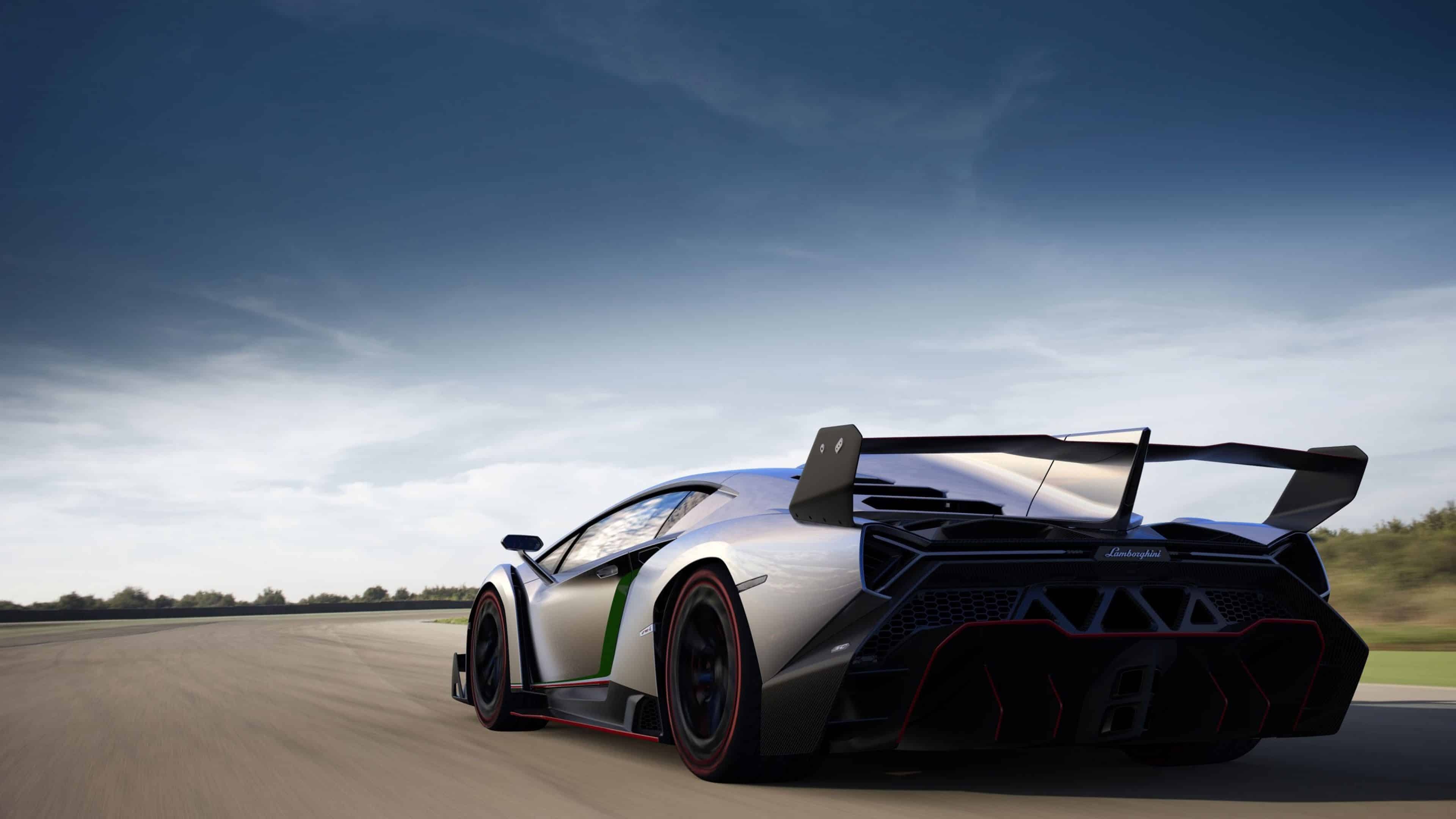 Lamborghini Veneno, Automotive excellence, UHD 4K visuals, Dazzling performance, 3840x2160 4K Desktop