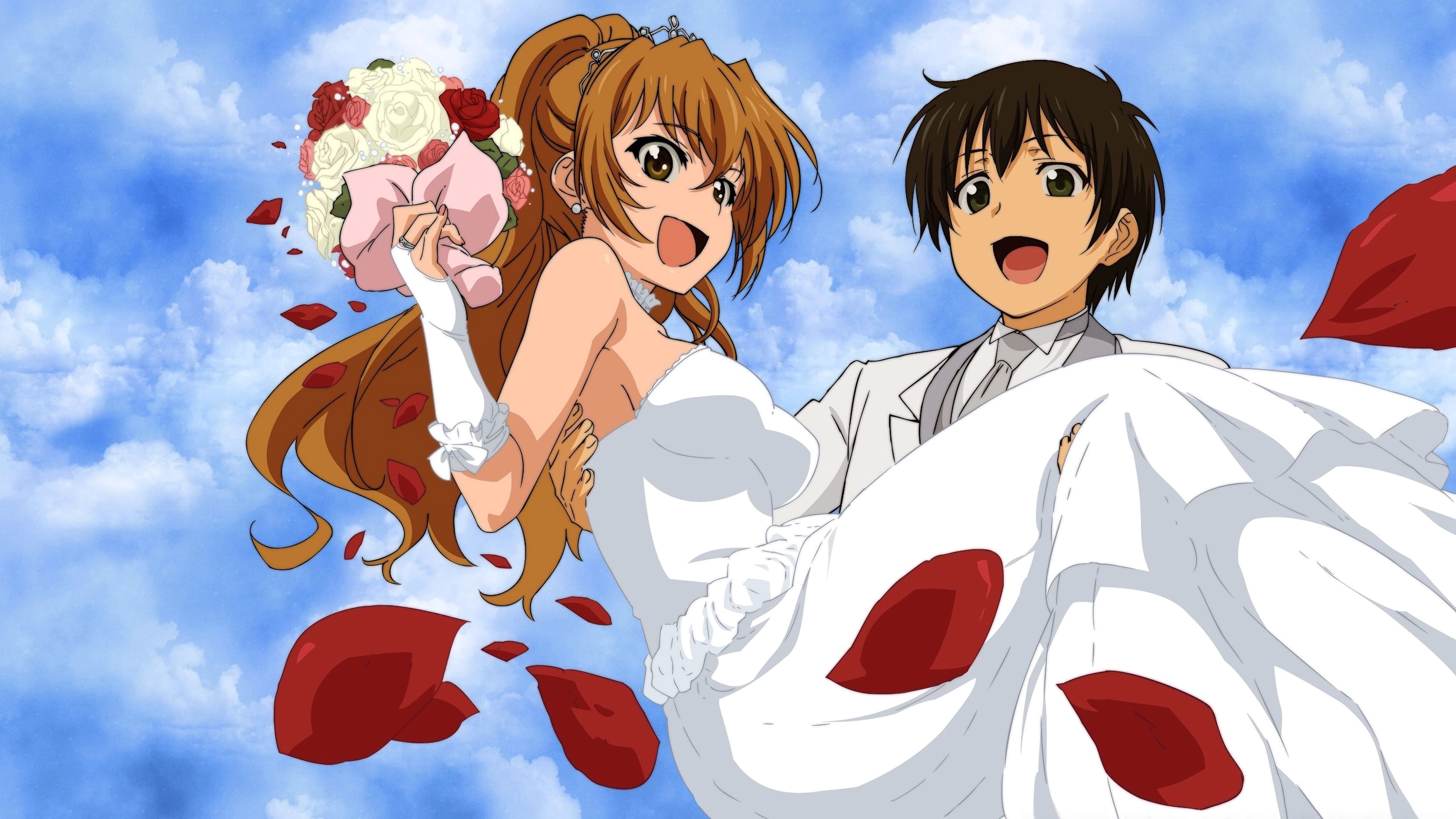 Golden Time (TV Series): The anime adaptation of the Japanese light novel of the same name, 2013-2014, Wedding. 3840x2160 4K Background.
