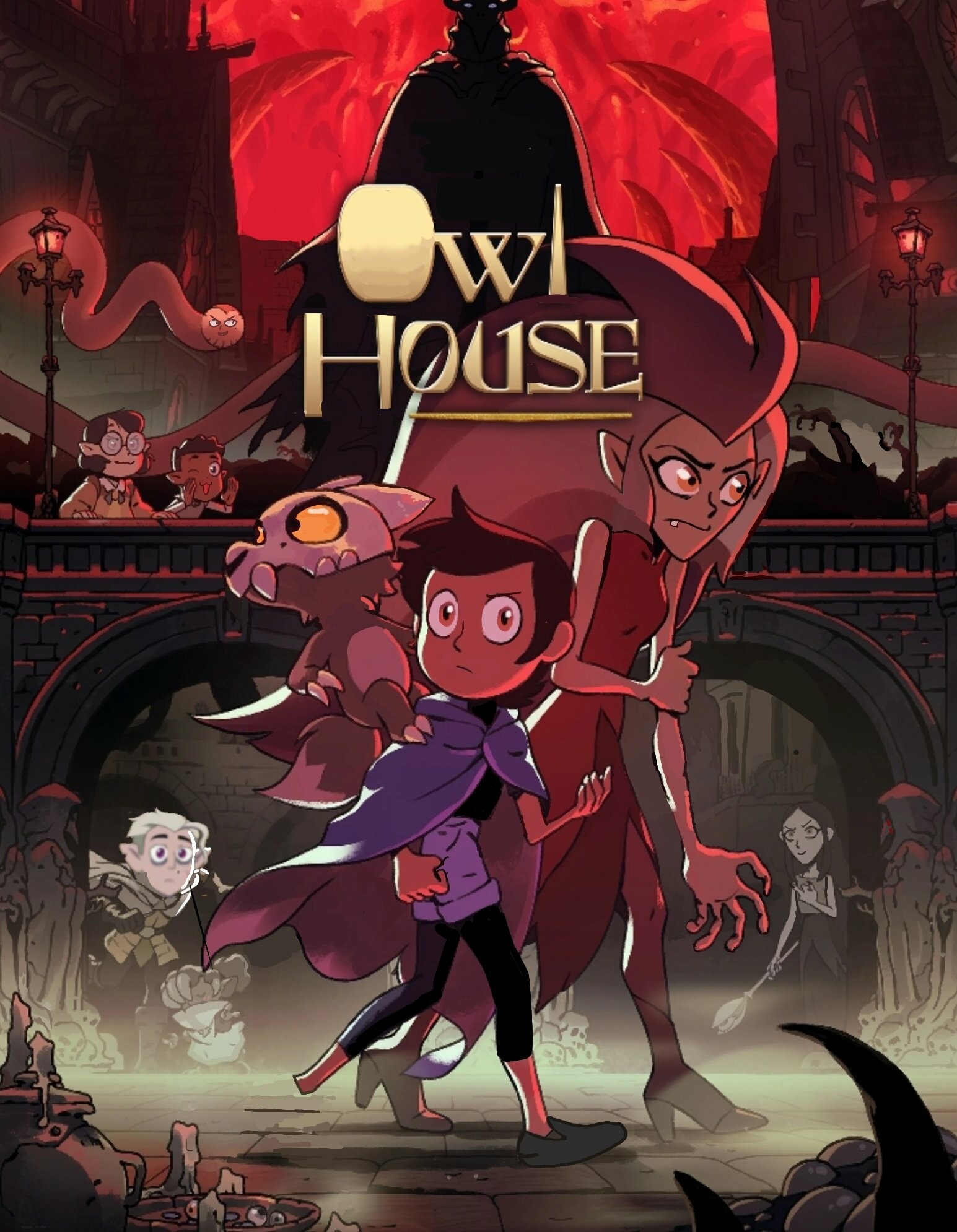 The Owl House-Animation, Scrolldrop-Sammlung, Vielfltige Hintergrnde, Kostenlose Downloads, 1550x1990 HD Handy