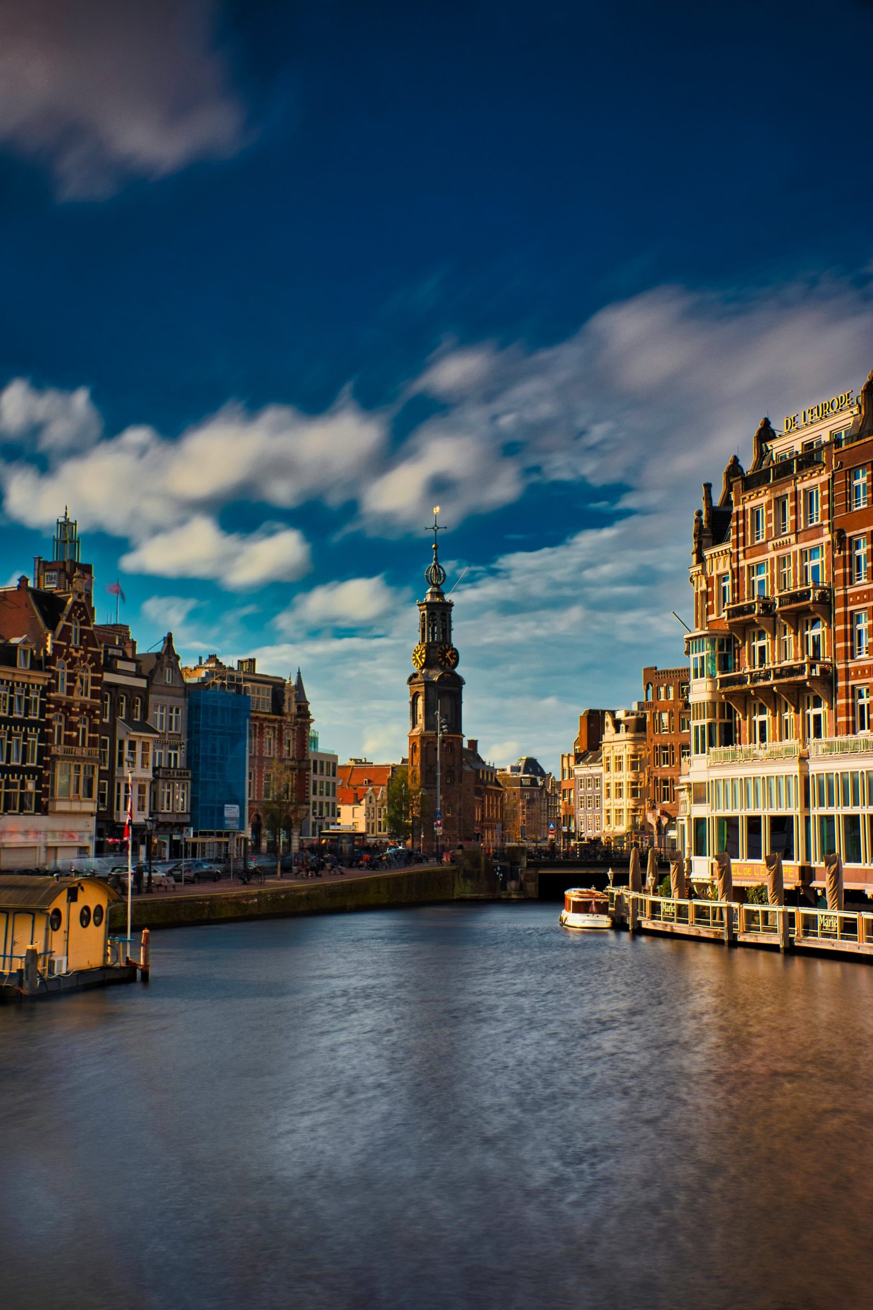 Amsterdam, Skyline view, Business travel, Travel magazine, 1710x2560 HD Handy