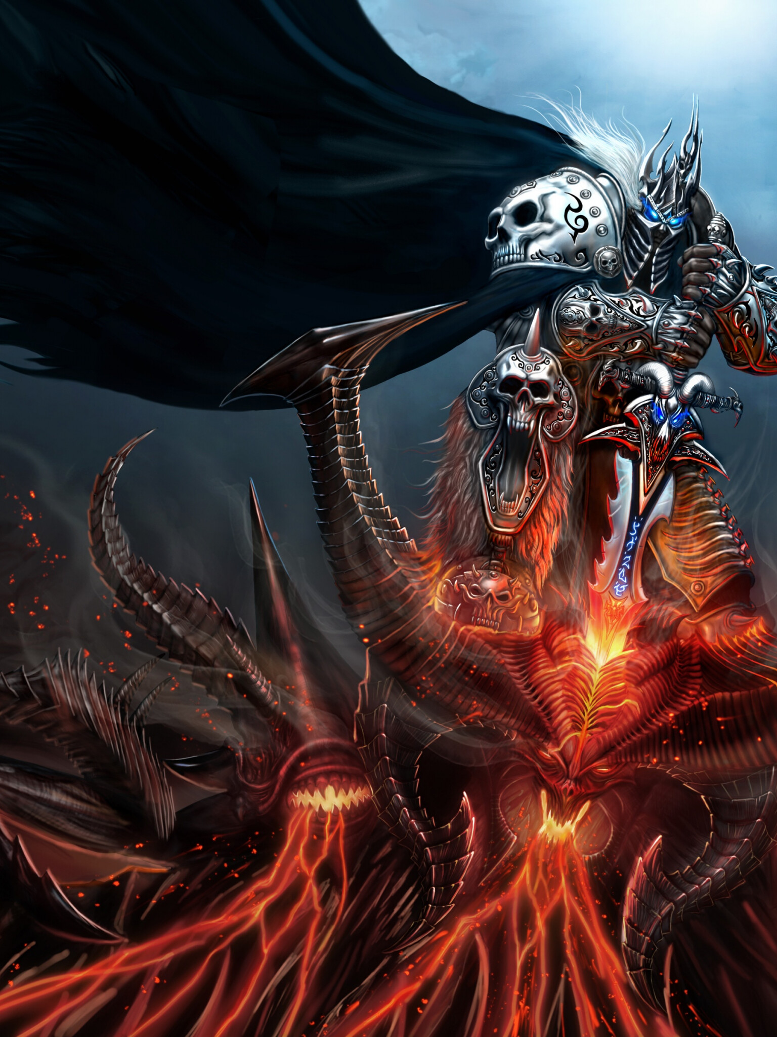 Diablo: The game offers three character classes and the Hellfire expansion offers three more. 1540x2050 HD Background.