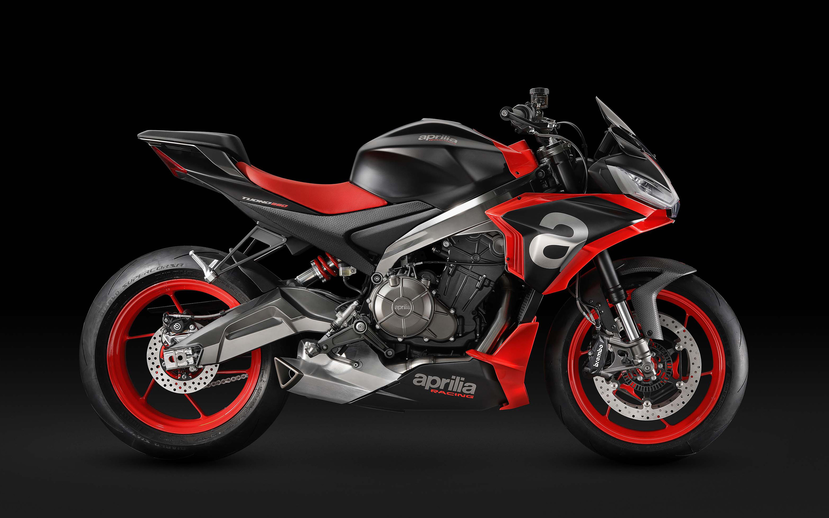 Aprilia Tuono 660, High quality wallpapers, Concept 2021 side view, Italian sports motorcycle, 2880x1800 HD Desktop