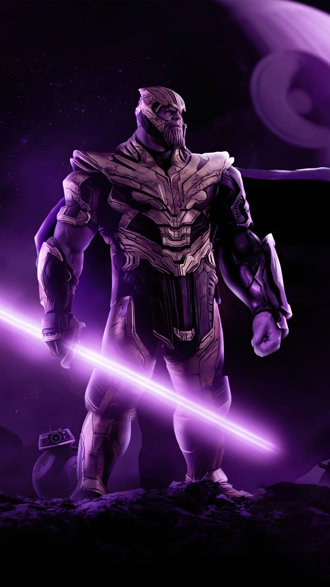 Thanos, HD wallpapers, Marvel's iconic character, 1080x1920 Full HD Handy