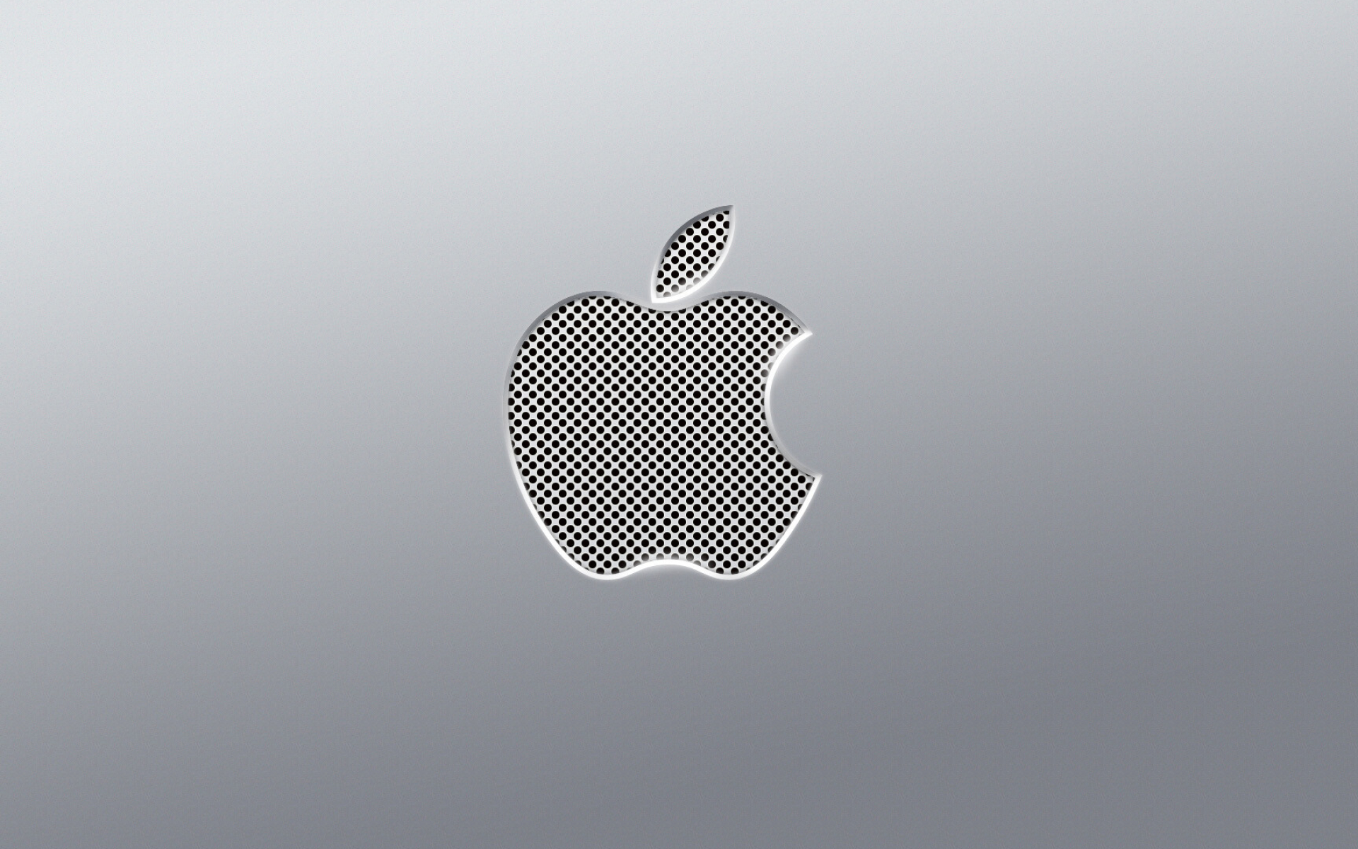 Apple Logo: A legendary trademark that made the manufacturer famous. 1920x1200 HD Background.