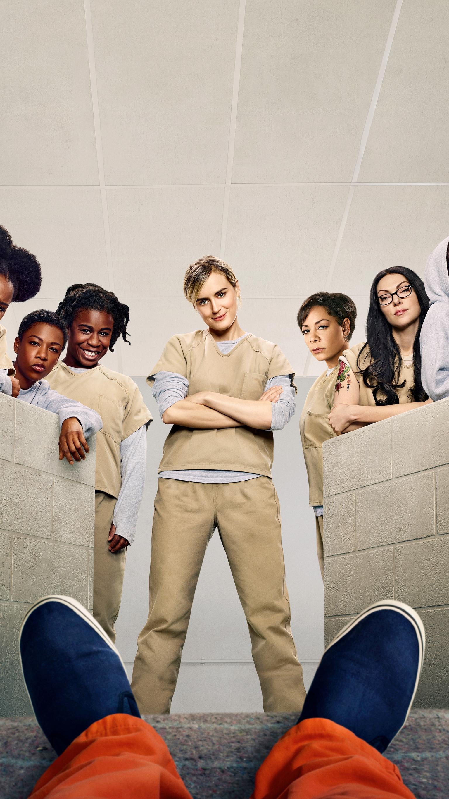 Orange Is the New Black, Vibrant wallpapers, Eye-catching designs, Top picks, 1540x2740 HD Phone