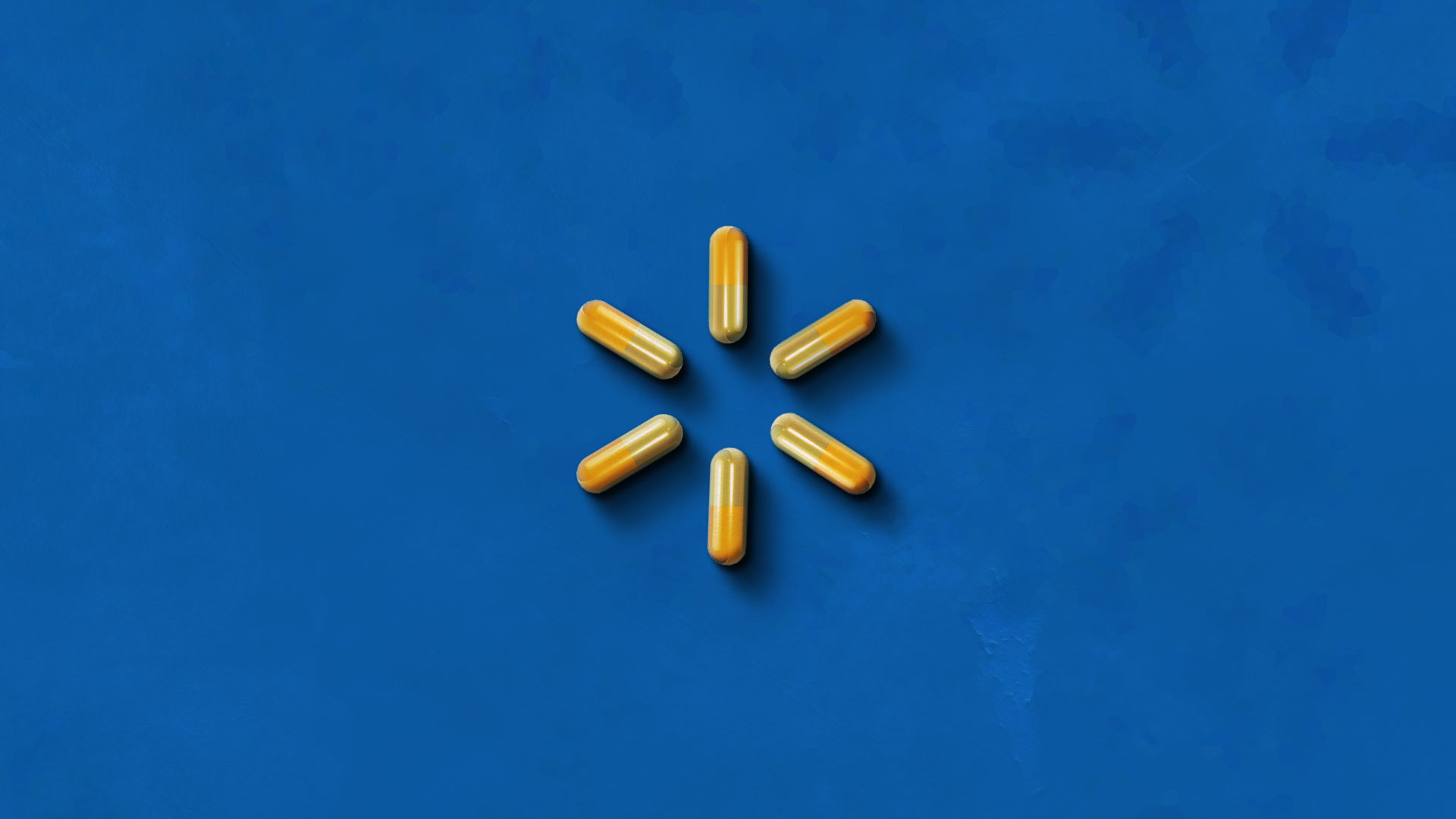 Walmart: A spark, A symbol of inspiration led Sam Walton to open the first store, 1962. 1920x1080 Full HD Background.