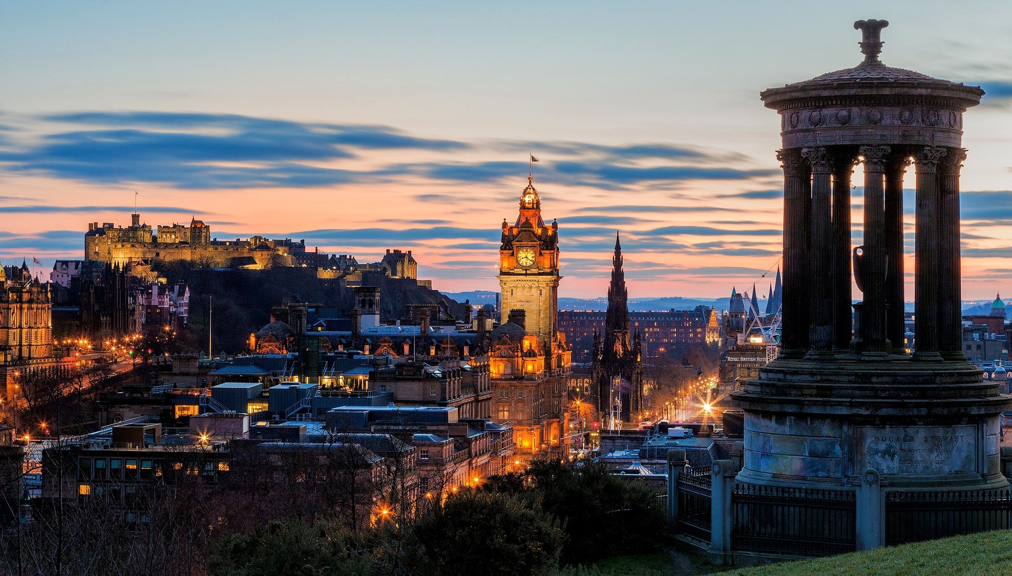 Edinburgh, Scotland, Travels, Scotland, 2000x1140 HD Desktop