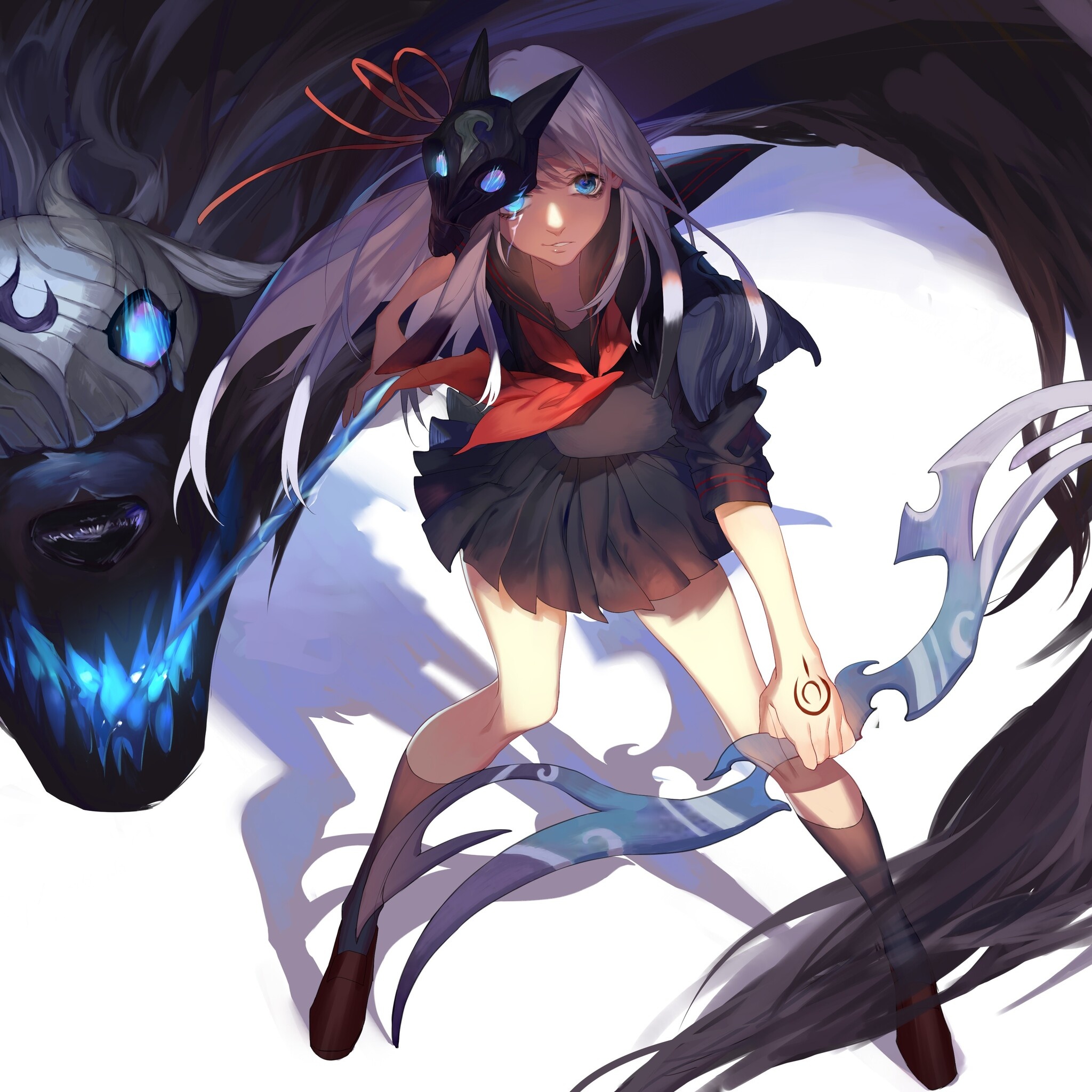 Kindred League of Legends, 5K, iPad Air, 2050x2050 HD Phone