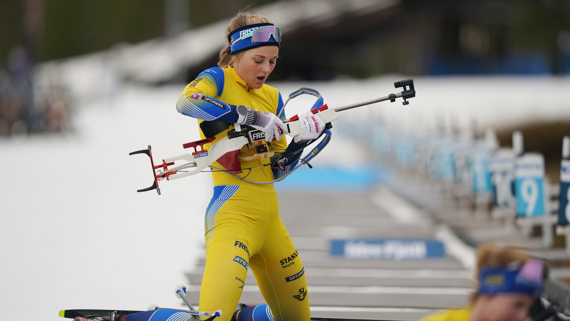 Stina Nilsson, International biathlon debut, IBU Cup, Athlete's milestone, 1920x1080 Full HD Desktop
