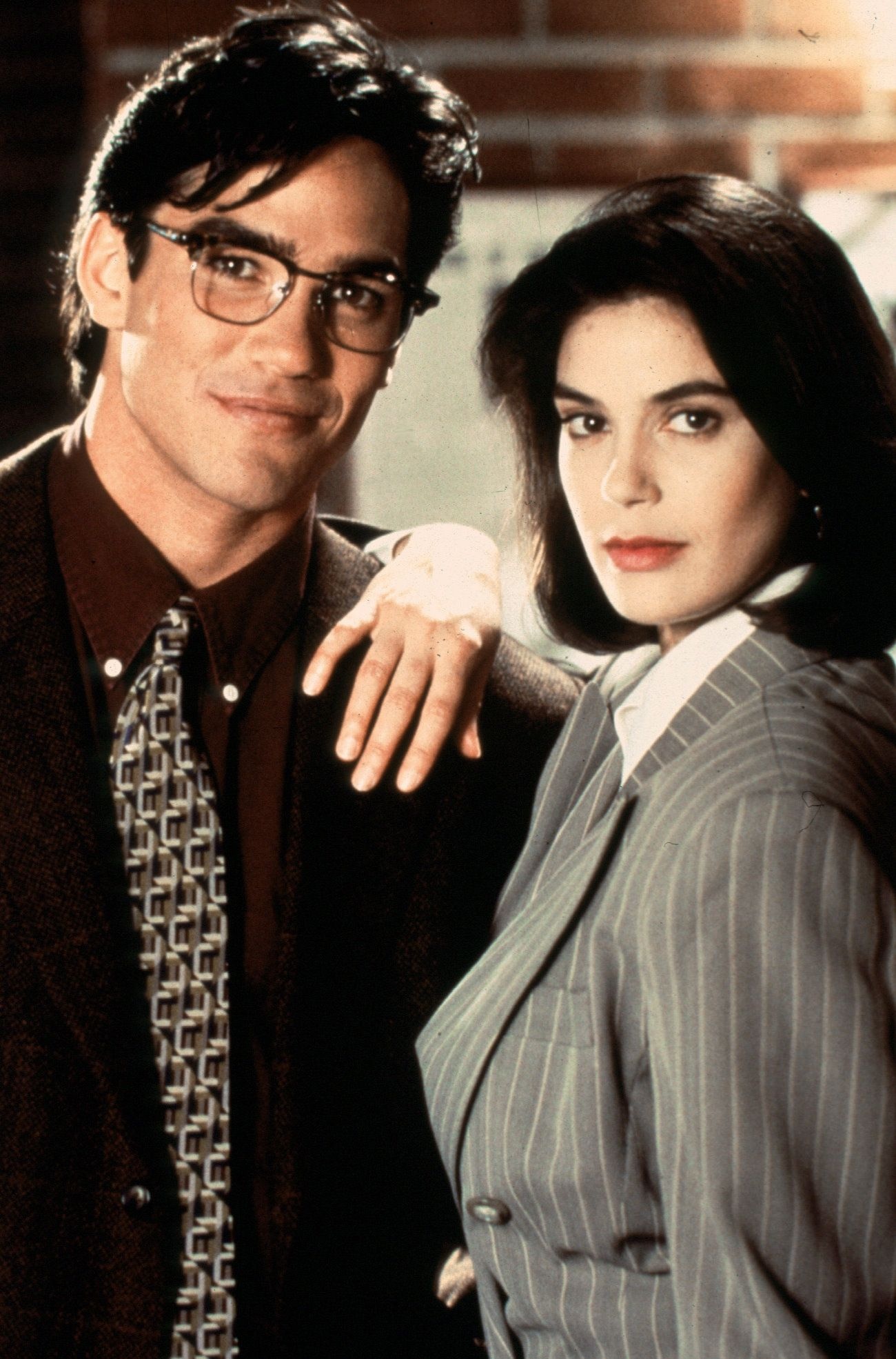 Lois and Clark: The New Adventures of Superman: Teri Hatcher and Dean Cain, An American superhero television series based on the DC Comics characters. 1300x1970 HD Wallpaper.