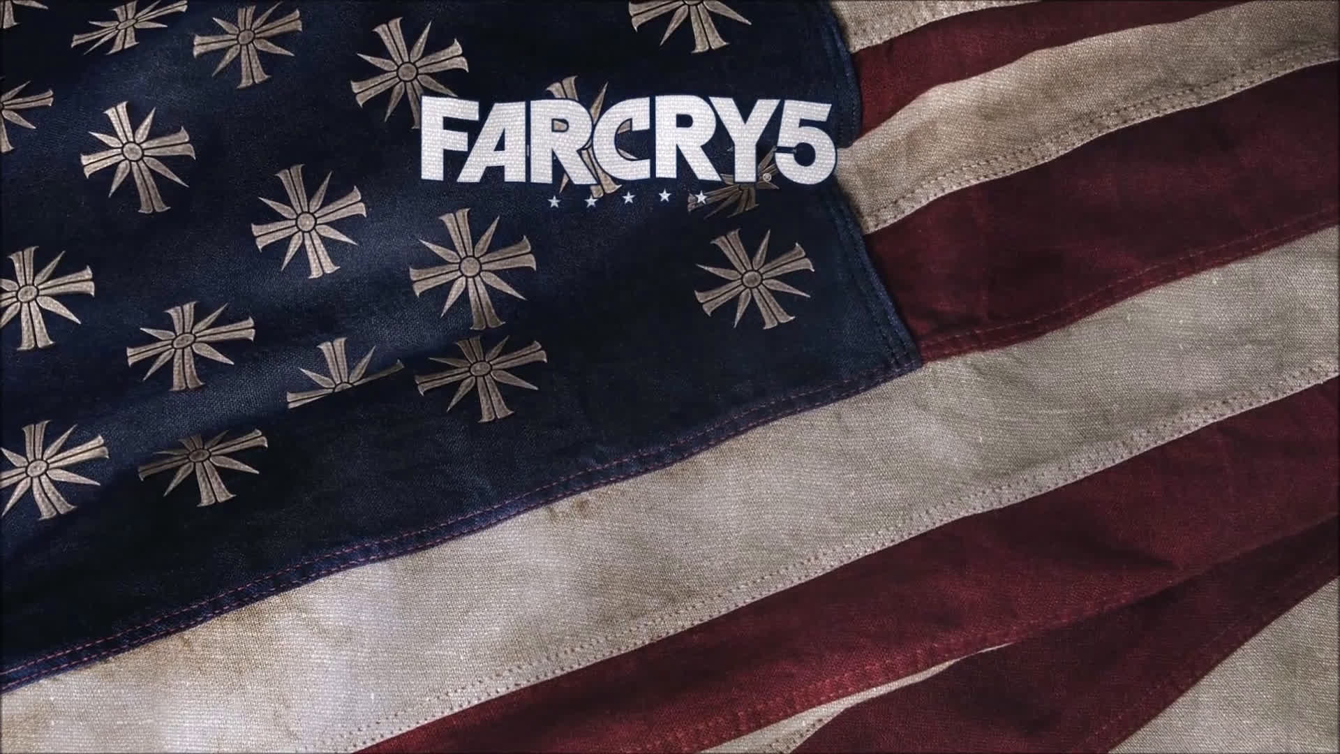 Far Cry 5, Flag live wallpaper, Dynamic visuals, Show your allegiance, 1920x1080 Full HD Desktop