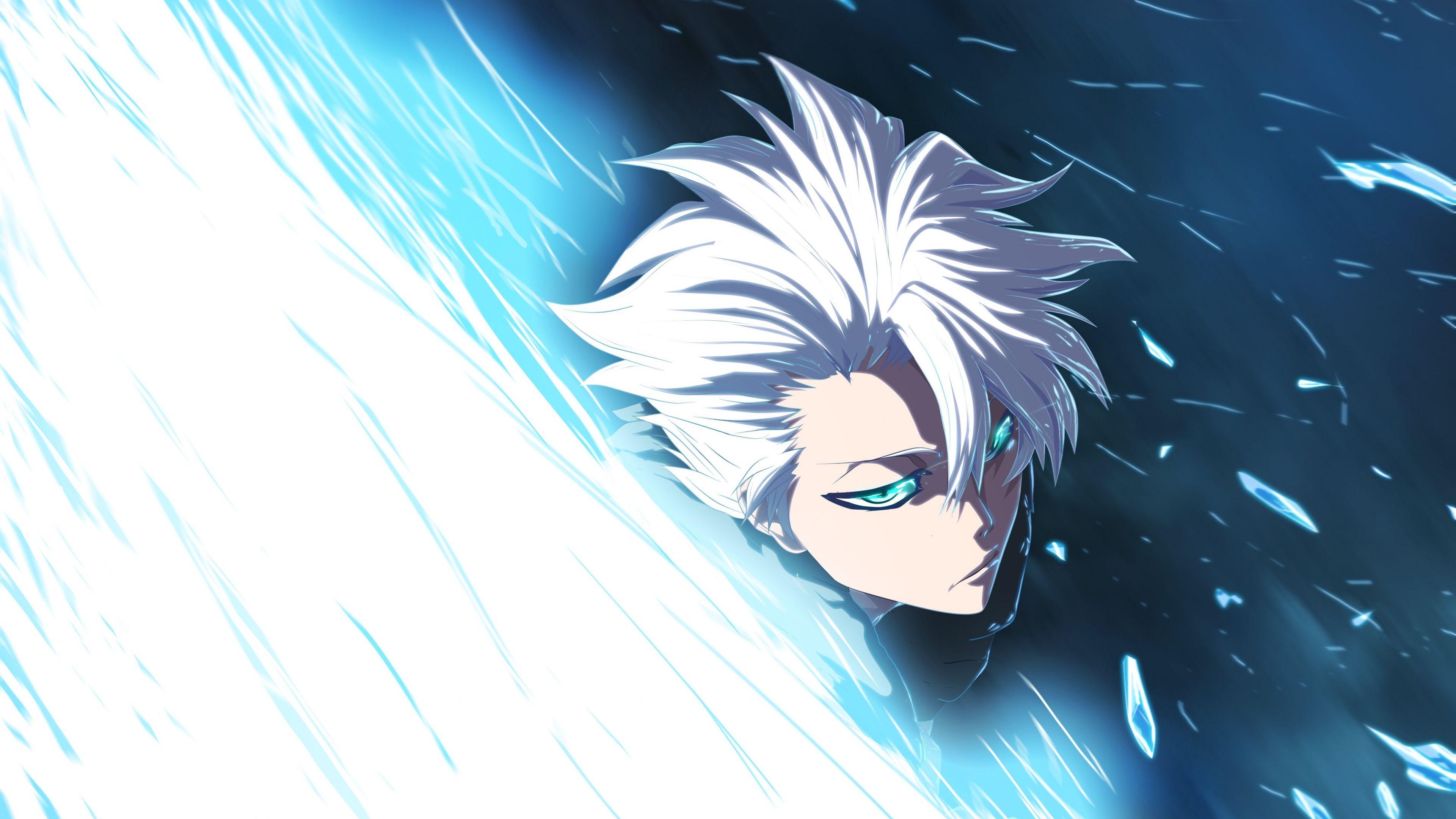 Hitsugaya (Anime), Ice Captain, Soul Reaper, Winter landscape, 3840x2160 4K Desktop