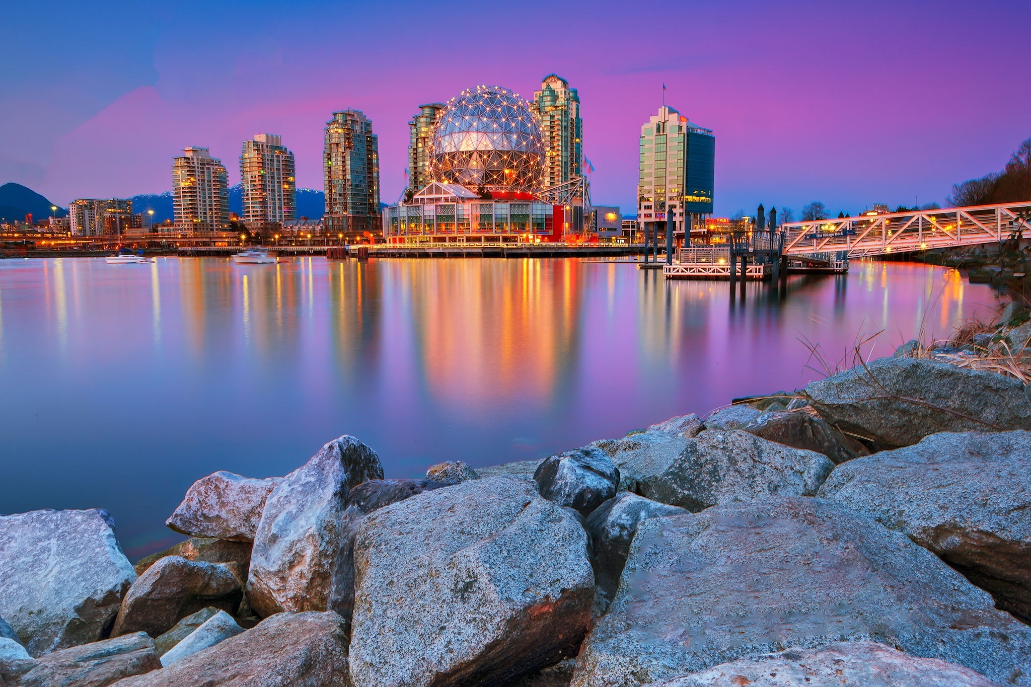 Vancouver Skyline, Travels, Science World Museum, Canadian beauty, 2050x1370 HD Desktop