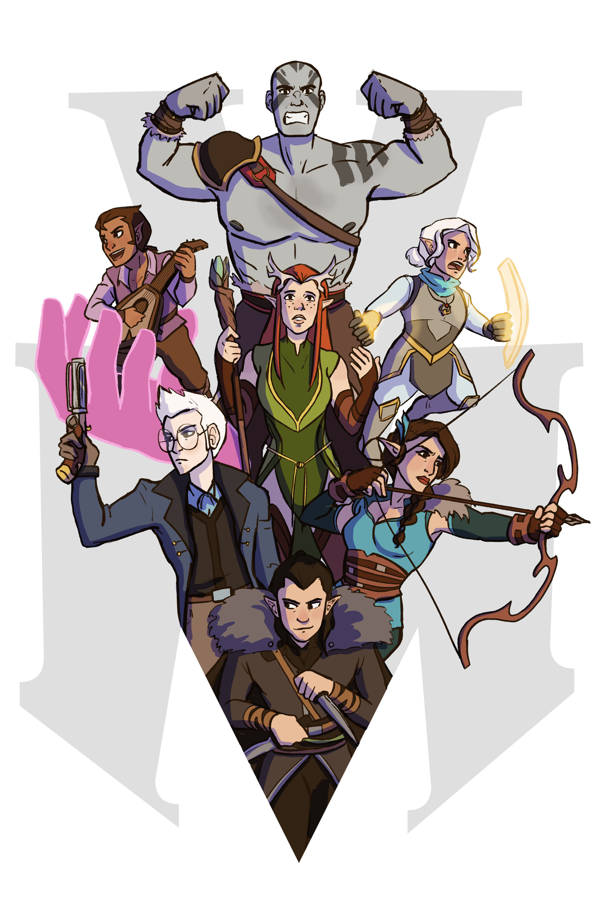 The Legend of Vox Machina: American adult animated fantasy, Premiered on Amazon Prime Video on January 28, 2022. 1920x2880 HD Wallpaper.