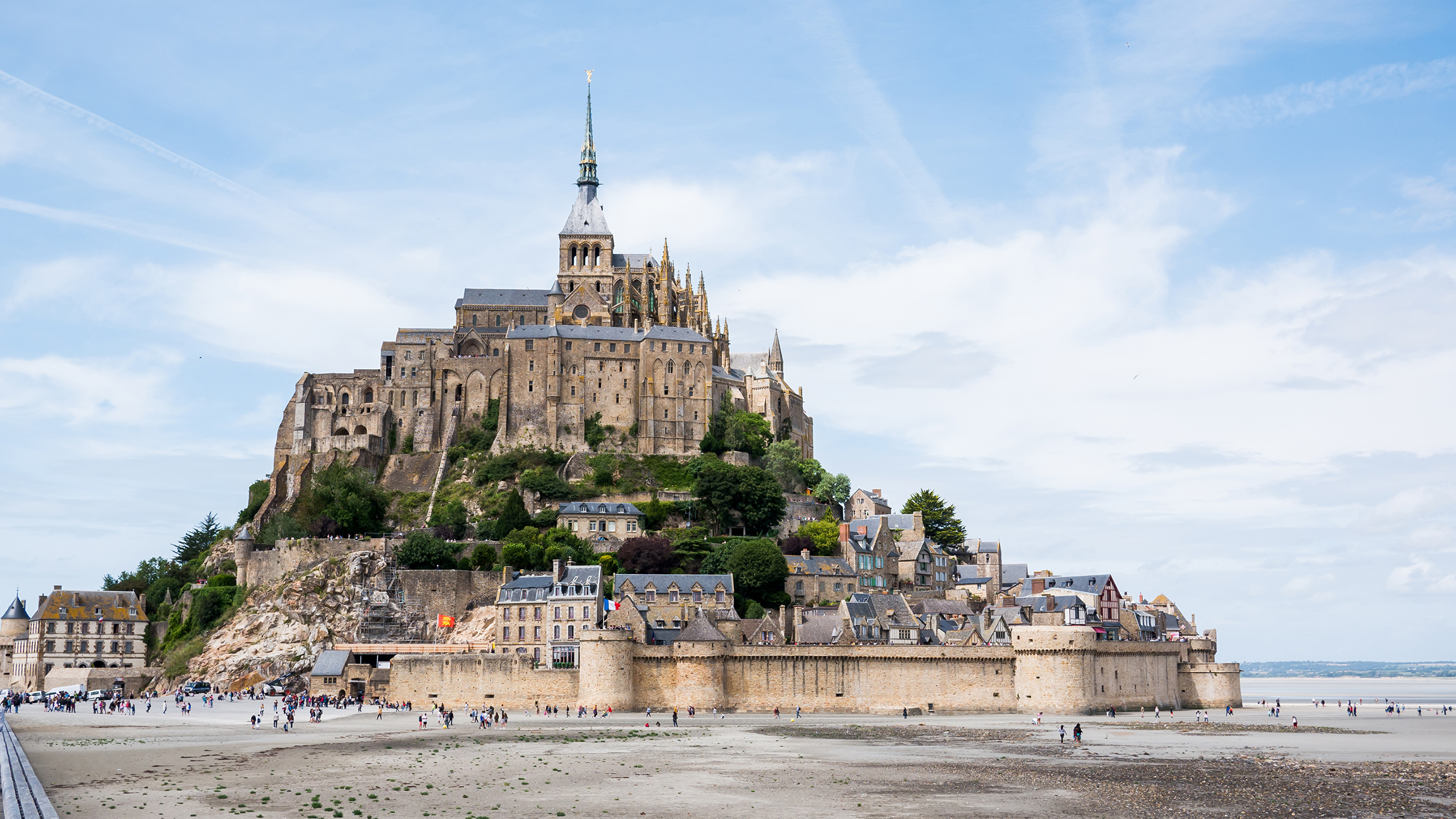 Mont Saint Michel von Ryan Cunningham, 3840x2160 4K Desktop