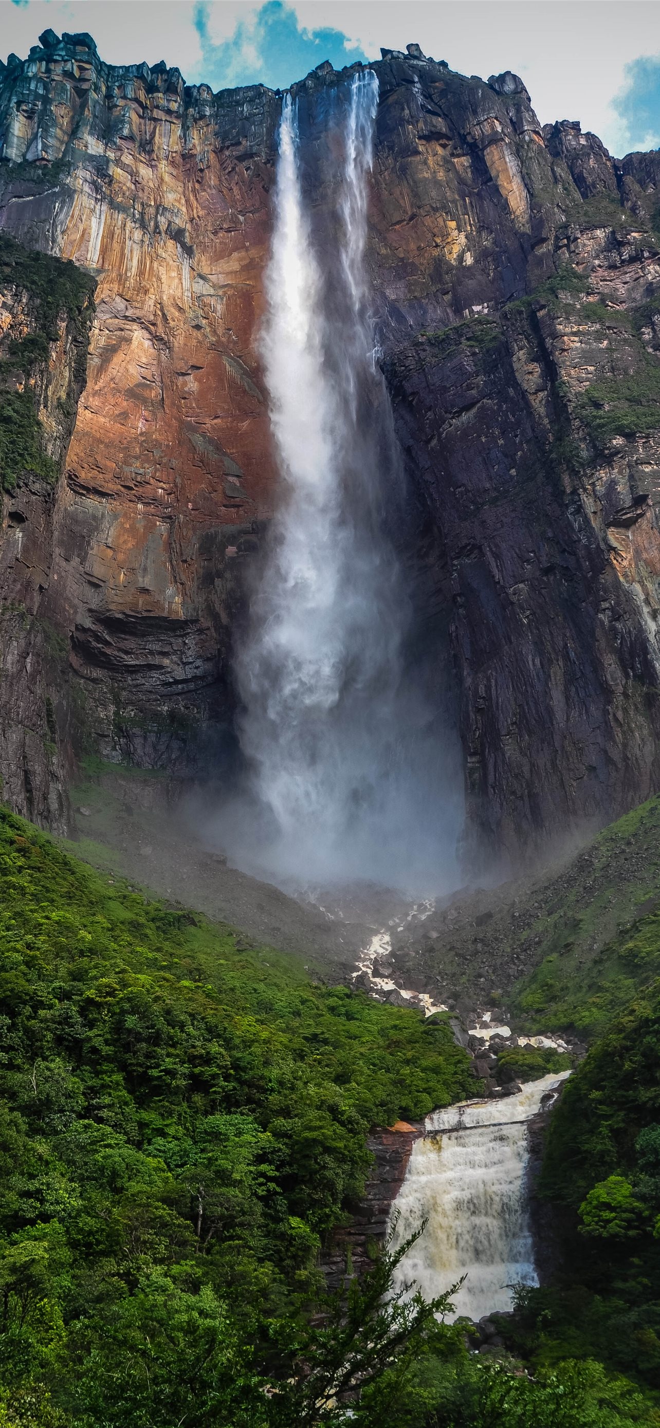 Angel Falls, iPhone HD wallpapers, Incredible views, 1290x2780 HD Handy