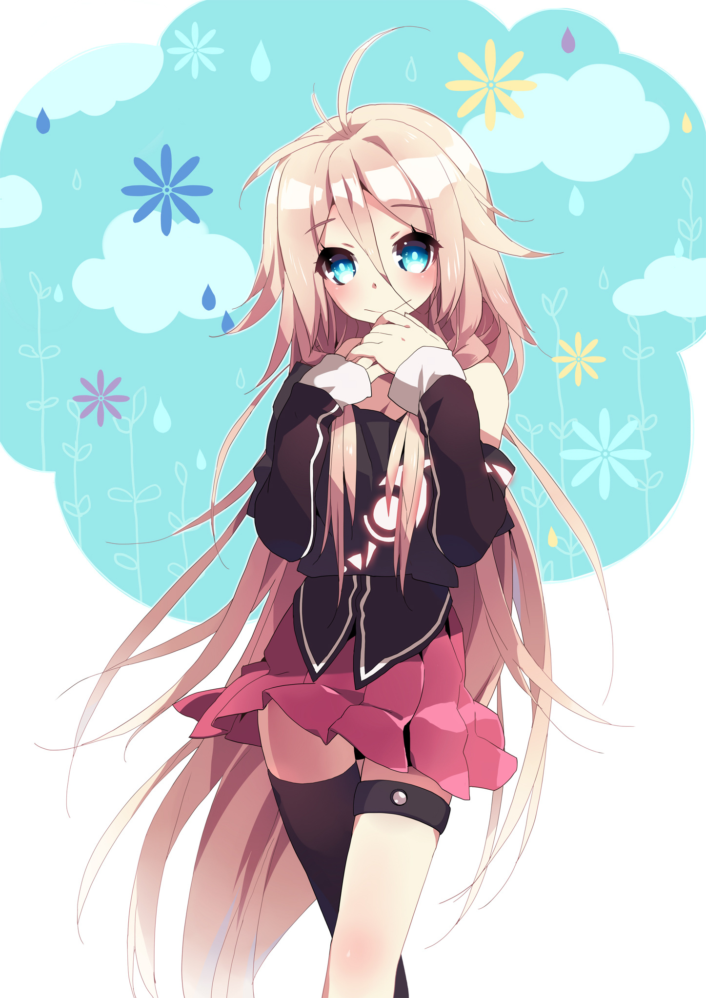 IA Vocaloid art, Artificial enemy creations, Captivating illustrations, Mesmerizing songs, 1450x2050 HD Phone