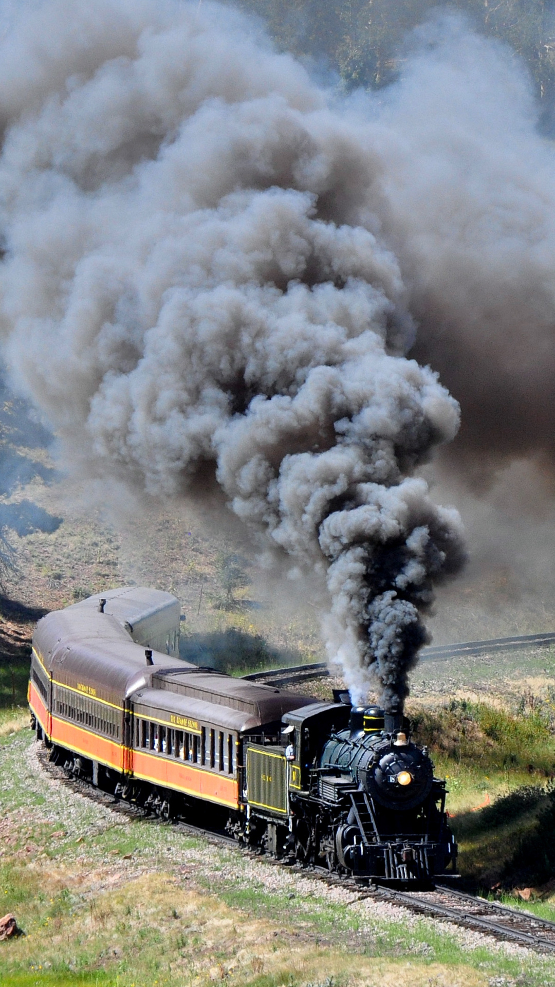 Train, Travel wonder, Impressive vehicles, Captivating scenery, 1080x1920 Full HD Handy