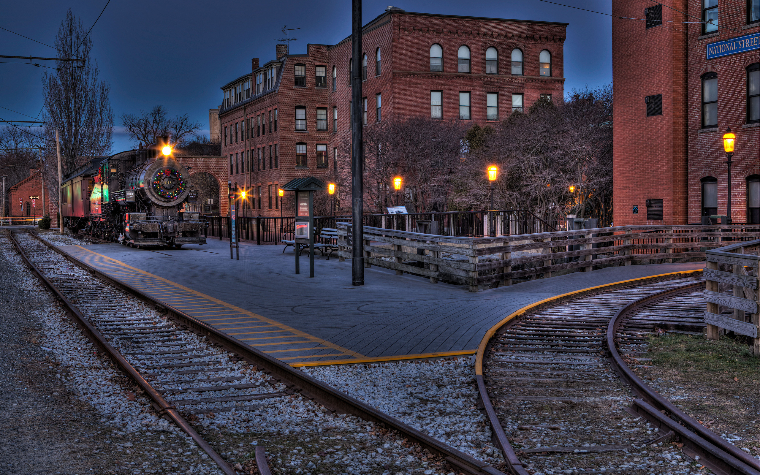 Boston, Travelling, Locomotive, Railway, 2560x1600 HD Desktop