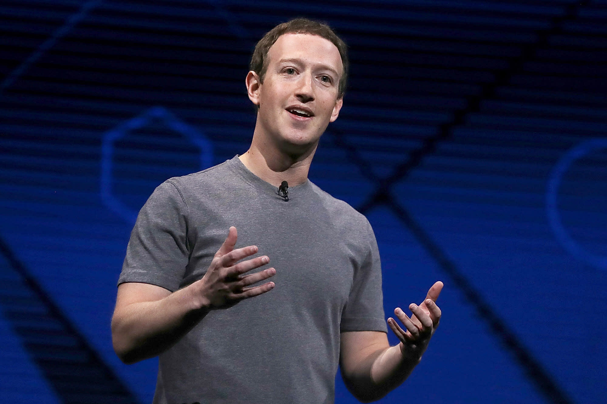Mark Zuckerberg: Facebook, A social utility that helps people communicate, Meta Platforms. 2000x1340 HD Background.