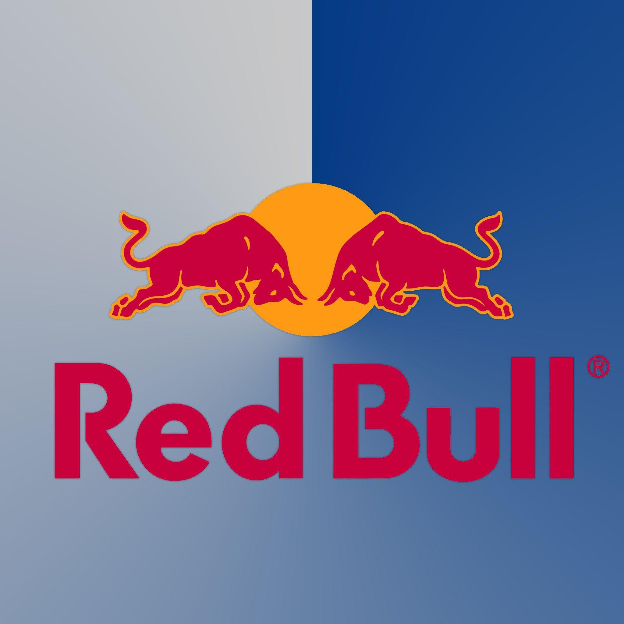 Red Bull Logo: A utility drink to be taken against mental or physical weariness. 2050x2050 HD Wallpaper.