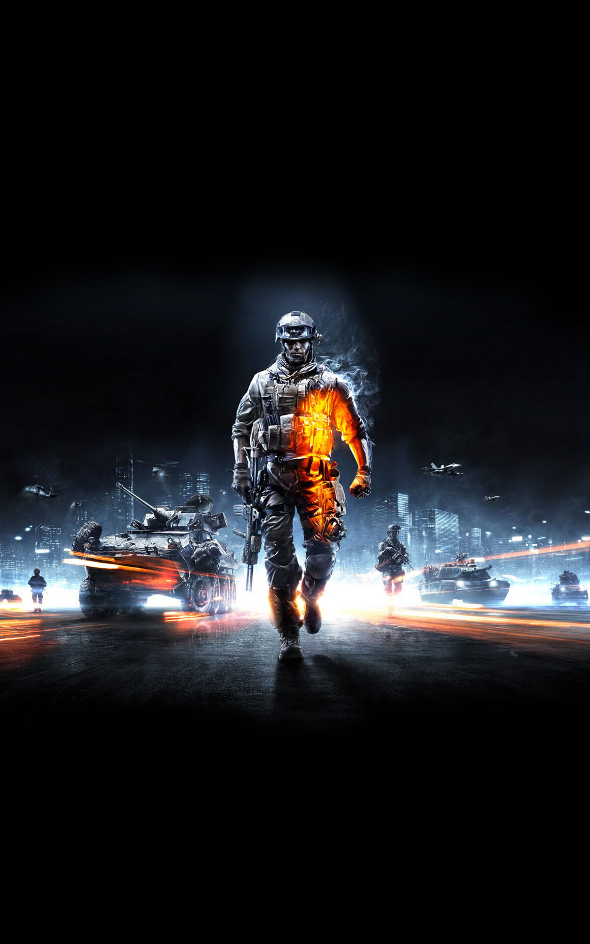Battlefield 3: BF3, Debuts the new Frostbite 2 engine, The next installment of DICE's cutting-edge game engine. 1200x1920 HD Wallpaper.