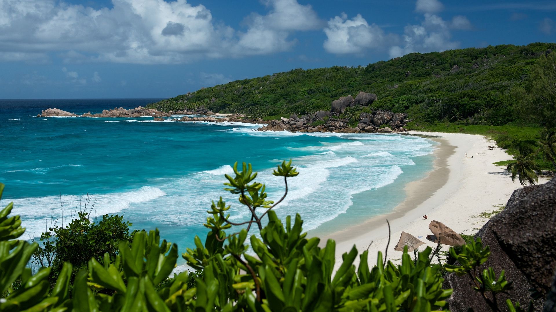 La Digue, Seychelles beaches, Dream vacation, Beach vacation spots, 1920x1080 Full HD Desktop