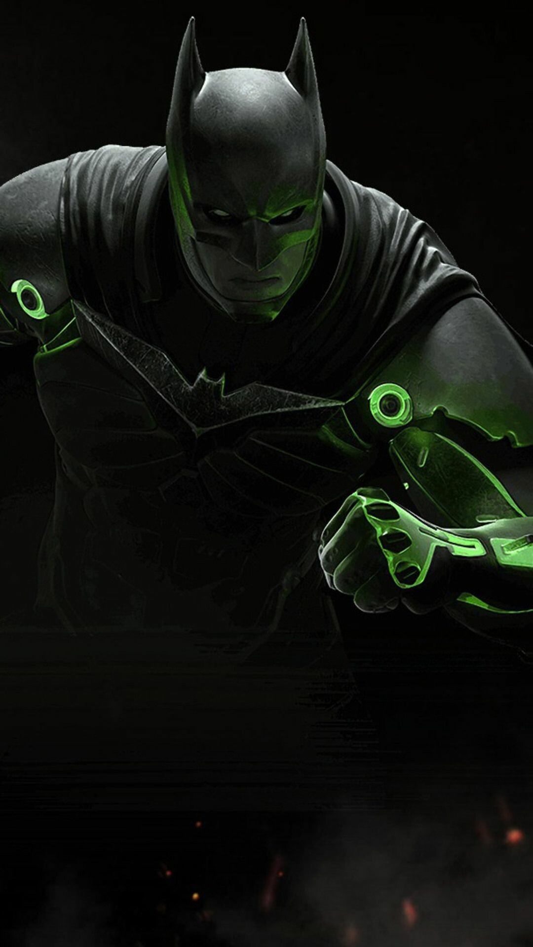 Injustice: The Bat, Voiced by Kevin Conroy. 1080x1920 Full HD Wallpaper.