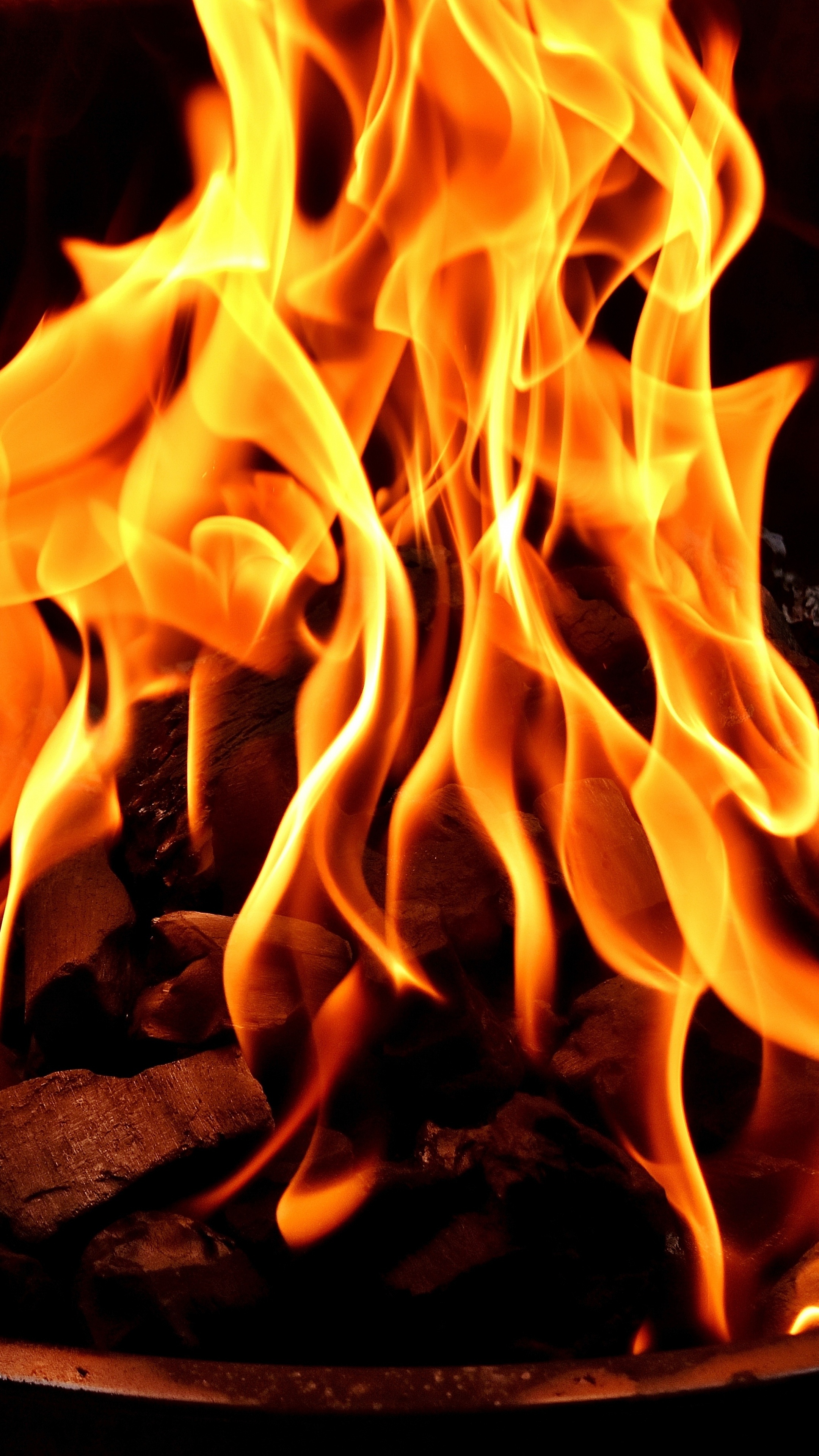 Bonfire, Flamme Wallpaper, 2160x3840 4K Handy