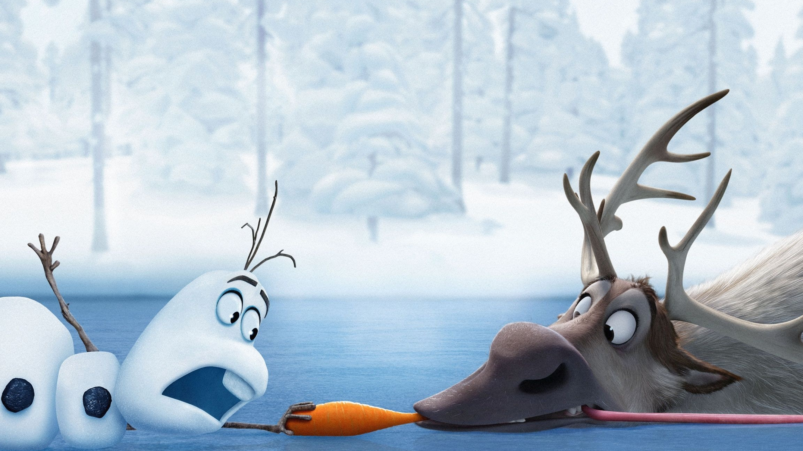 Olaf, Irresistible charm, Comic relief, Heartwarming moments, 2560x1440 HD Desktop