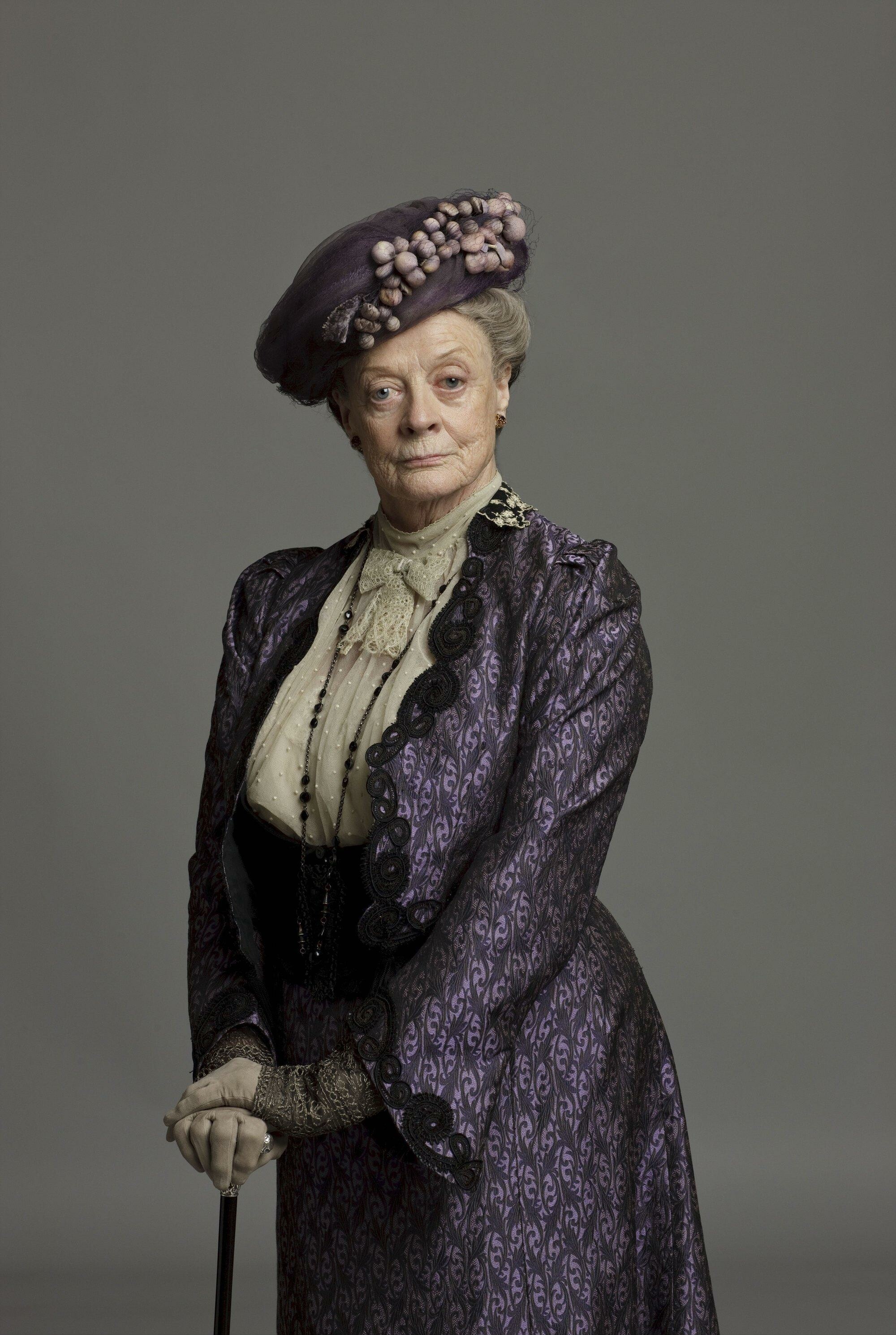 Downton Abbey: Violet Crawley, played by Maggie Smith, British TV series. 2000x2980 HD Wallpaper.