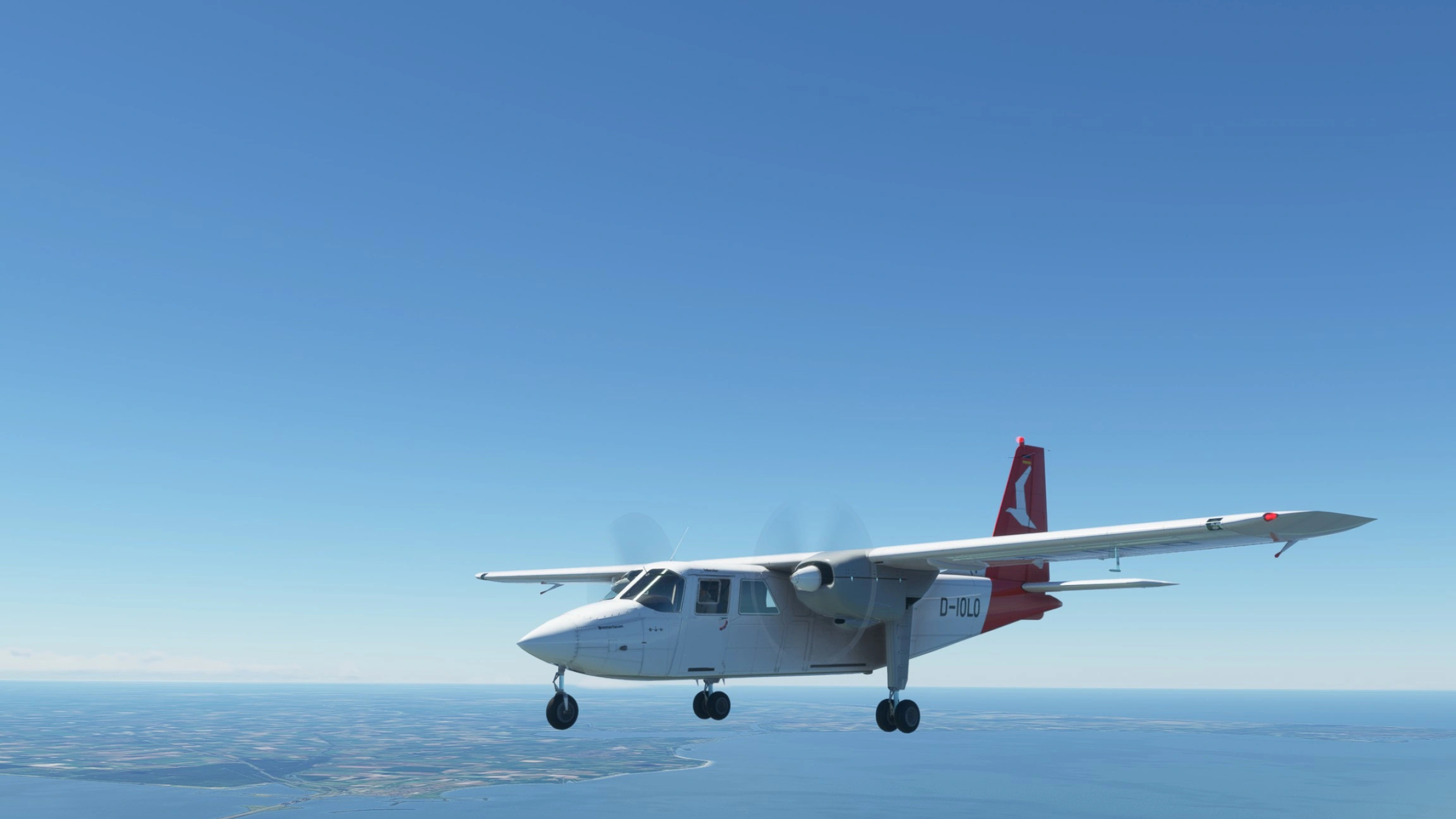Britten-Norman, Ostfriesischer Flug Dienst, Ostfriesischer Flug Dienst, Microsoft Flight Simulator, 2560x1440 HD Desktop