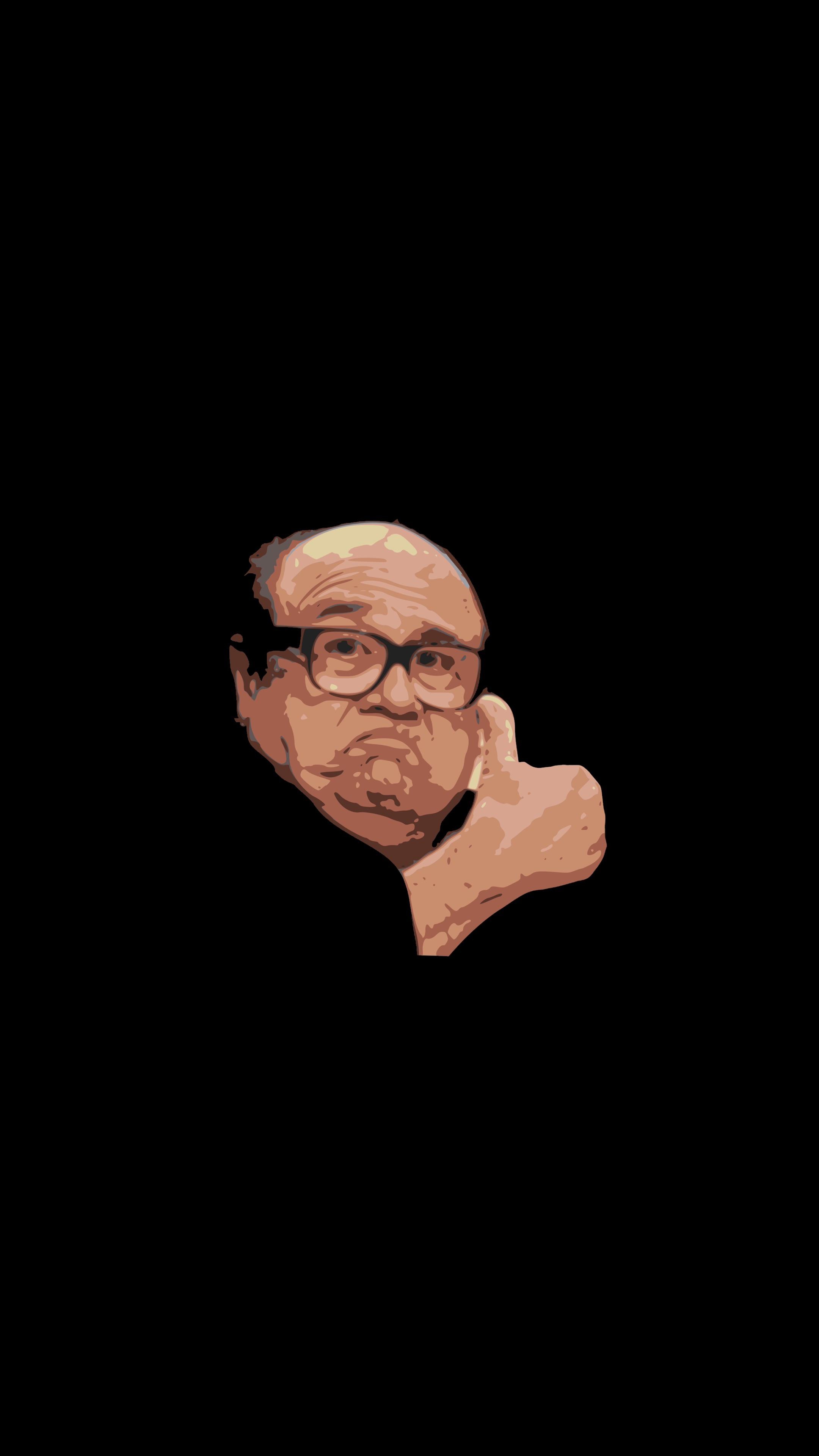 Danny DeVito: Vernon Dalhart in the James L. Brooks' 1983 hit Terms of Endearment. 2160x3840 4K Background.