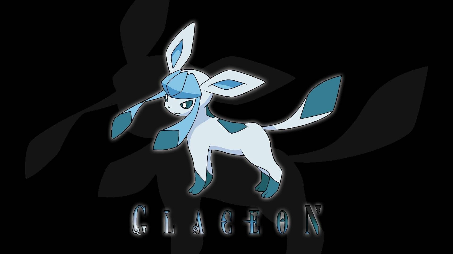 Glaceon: Creatures enamoring the victims through their captivating beauty, Shooting the spiky icicle fur, Icy breath. 1920x1080 Full HD Background.