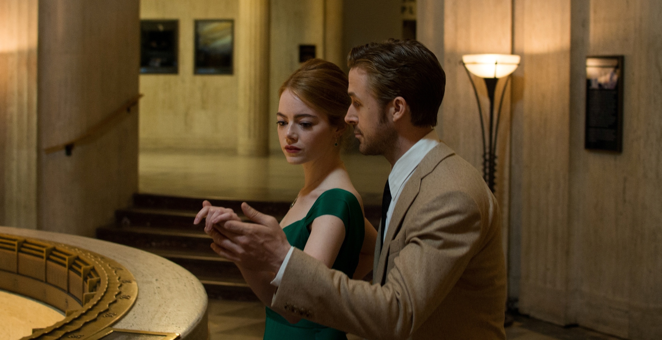 Ryan Gosling, La La Land movie, Music-filled explosion, Pure cinematic joy, 2300x1190 HD Desktop