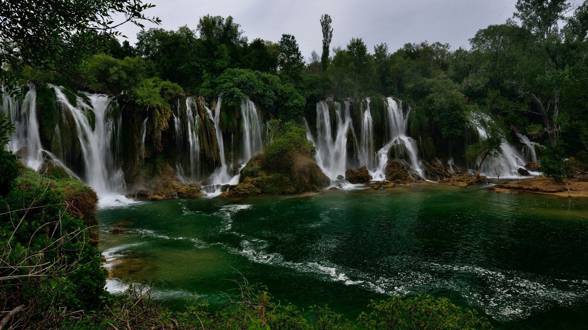 Kravice Waterfall, Natural beauty, Scenic wallpapers, Nature landscape, 1920x1080 Full HD Desktop