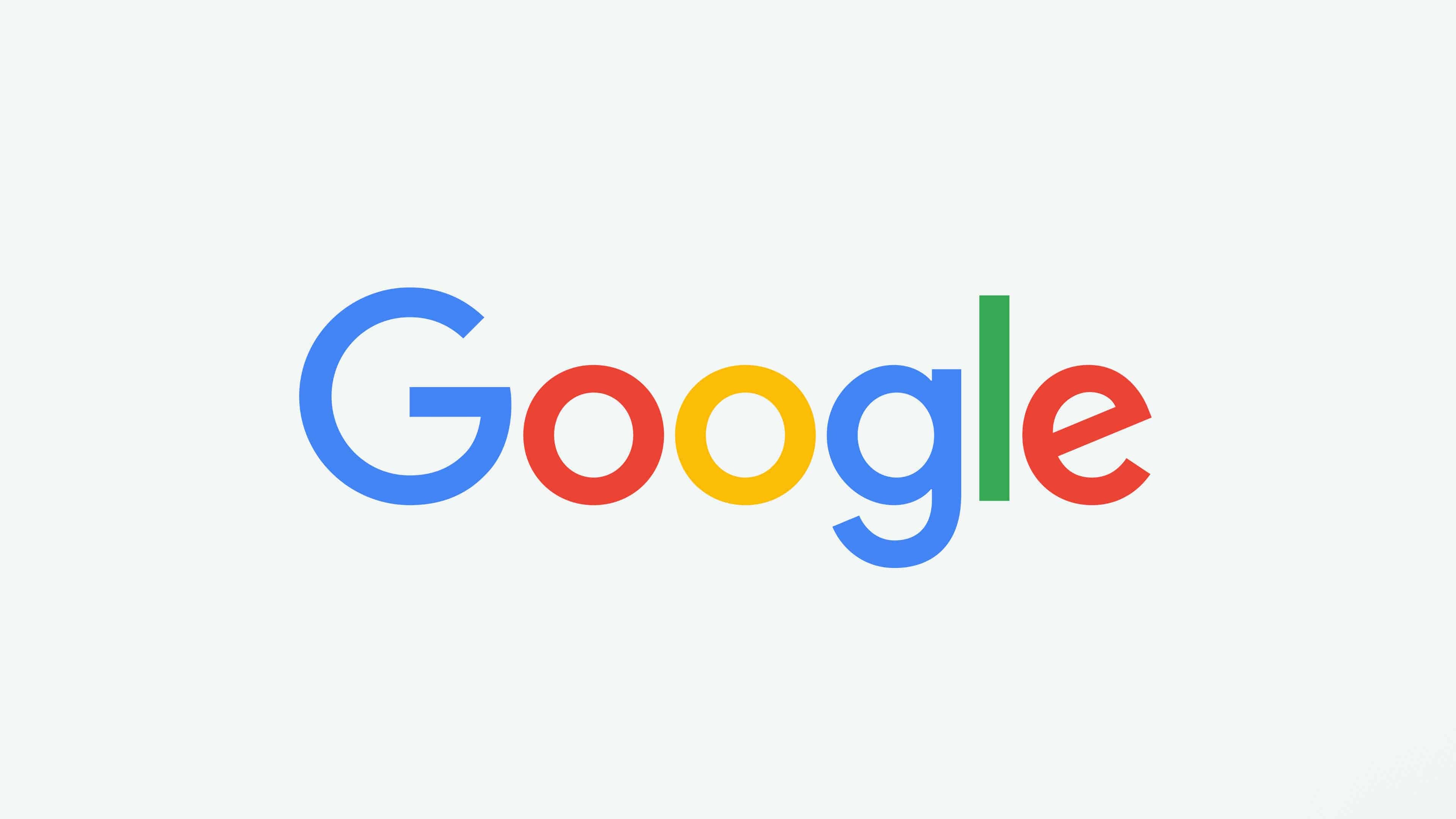 Google: Was founded in 1998 by Larry Page and Sergey Brin. 3840x2160 4K Wallpaper.