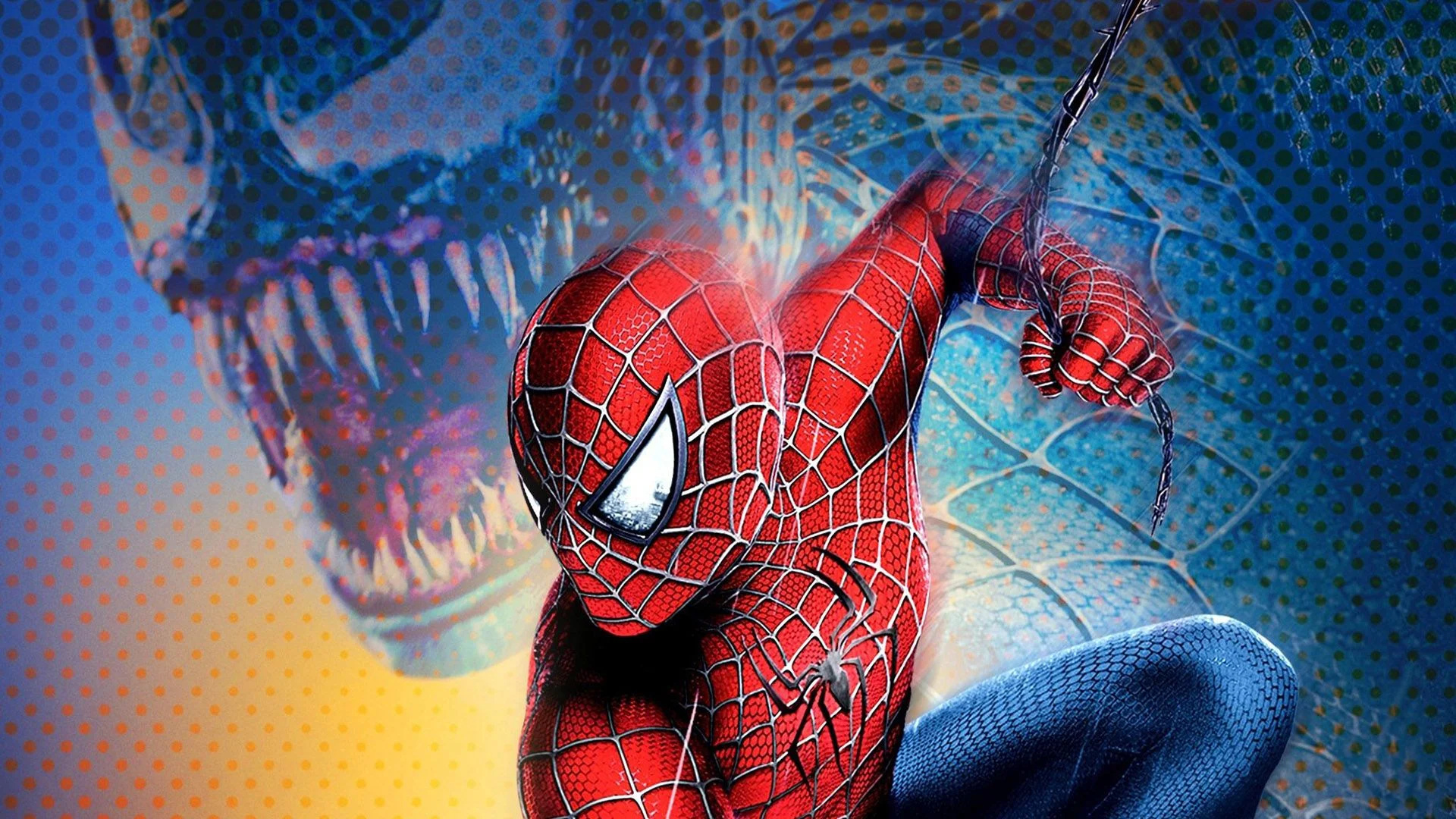 Spider-Man, Tobey Maguire, Striking wallpapers, Legendary hero, 1920x1080 Full HD Desktop