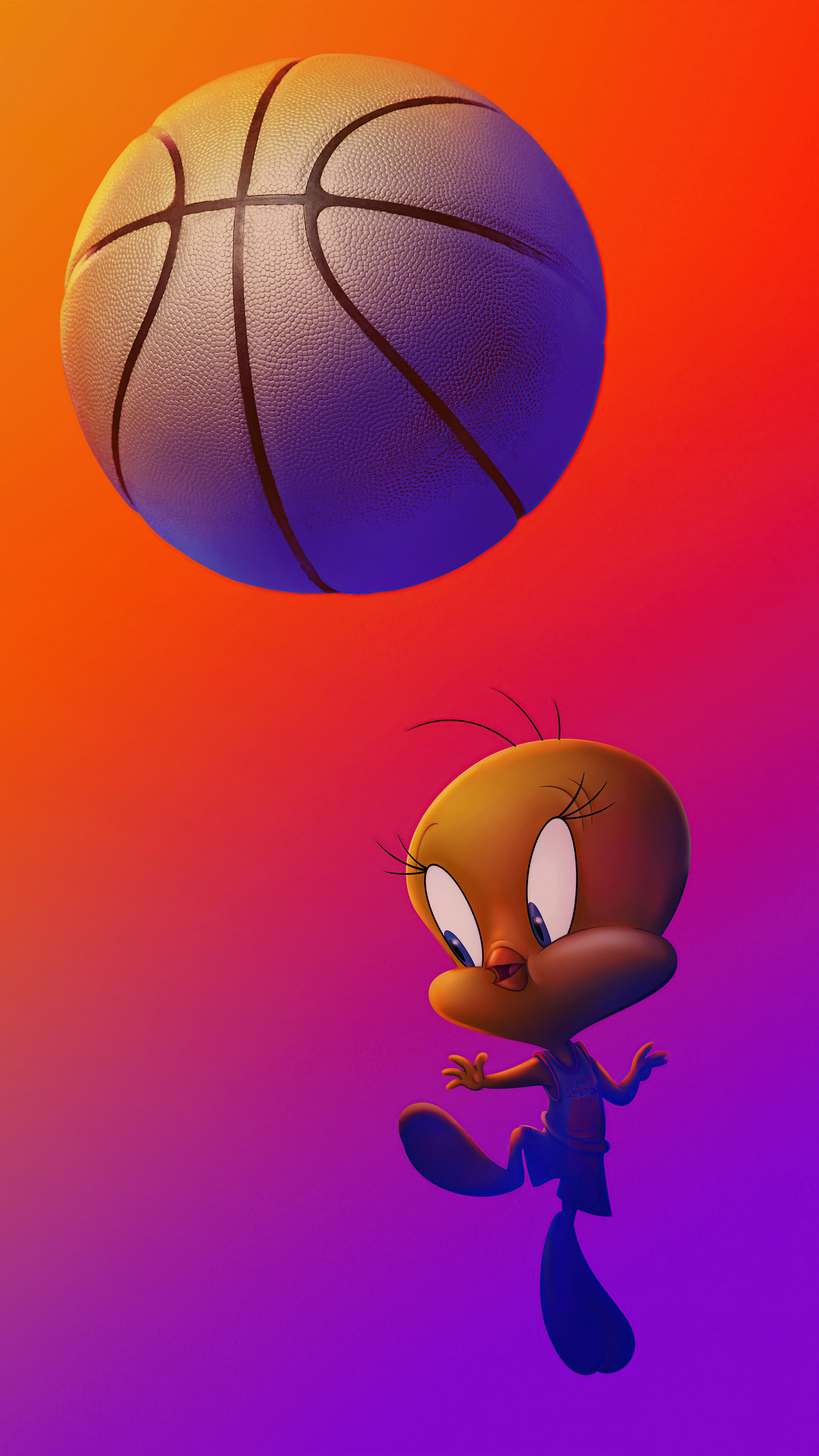 Looney Tunes Tweety Bird, Space Jam: A New Legacy, Sony Xperia, 2160x3840 4K Handy