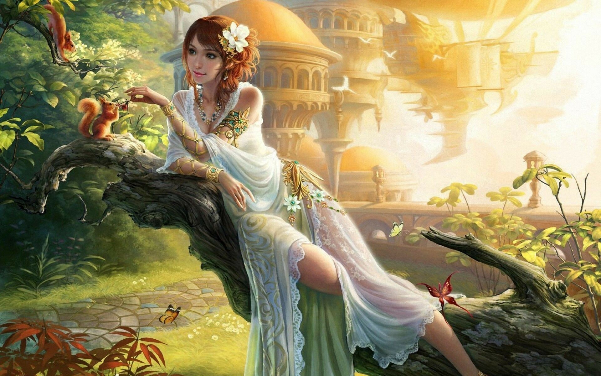 Fairy: Legendary creature, inhabiting fairyland. 1920x1200 HD Background.