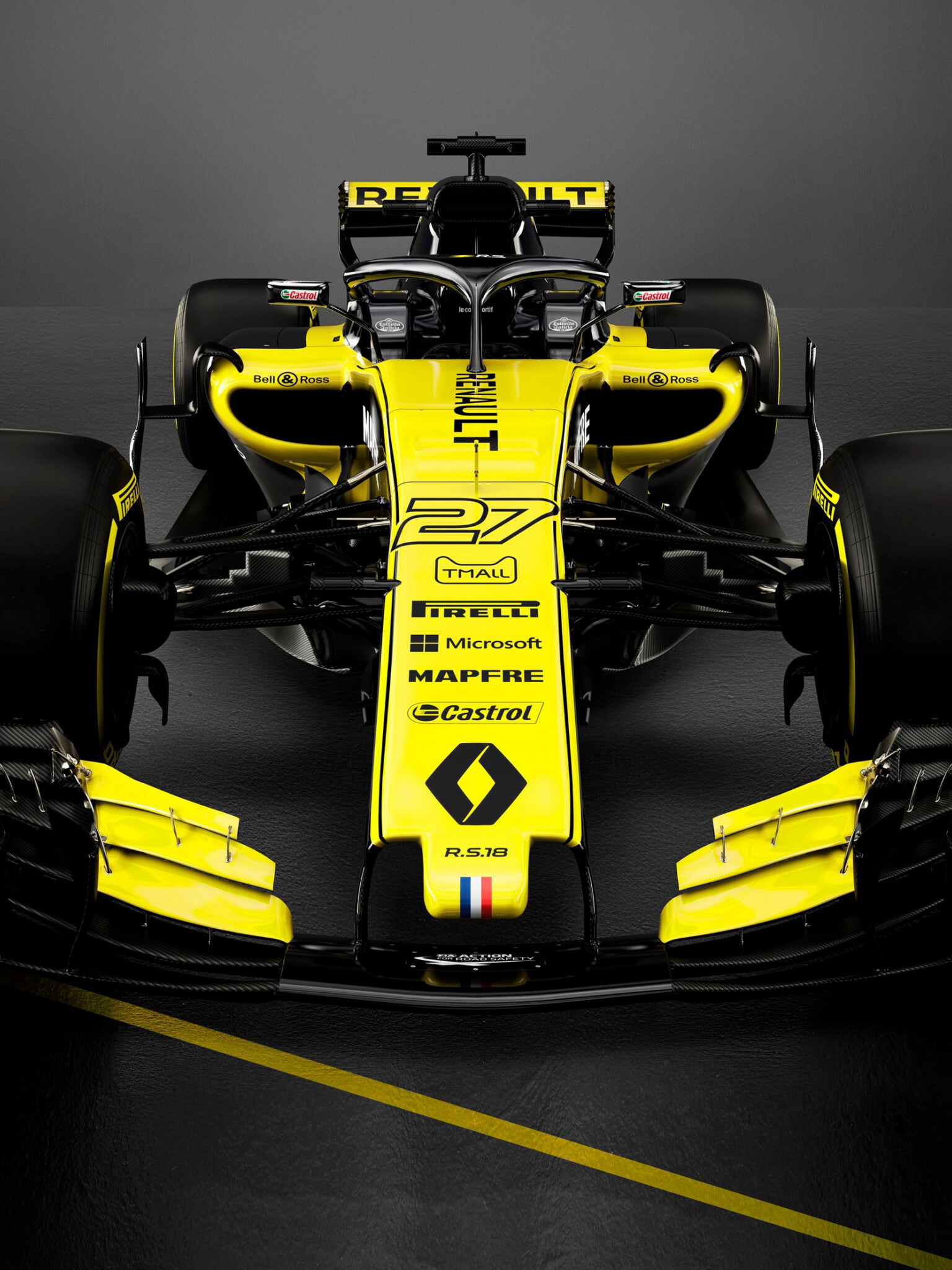 Renault: Automaker, Headquartered in Boulogne-Billancourt,RS18 F1, Formula 1, Car. 1540x2050 HD Wallpaper.