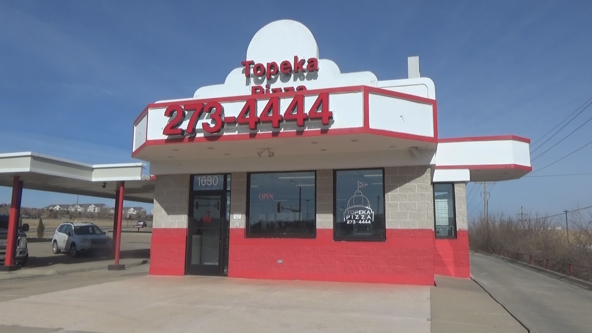 Topeka, Travels, New pizza place, Drive thru, 1920x1080 Full HD Desktop