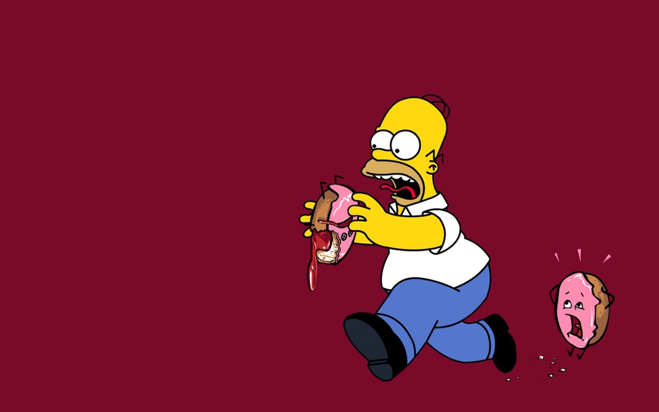 Homer Simpson, Animation, HD wallpaper, Background, 2560x1600 HD Desktop