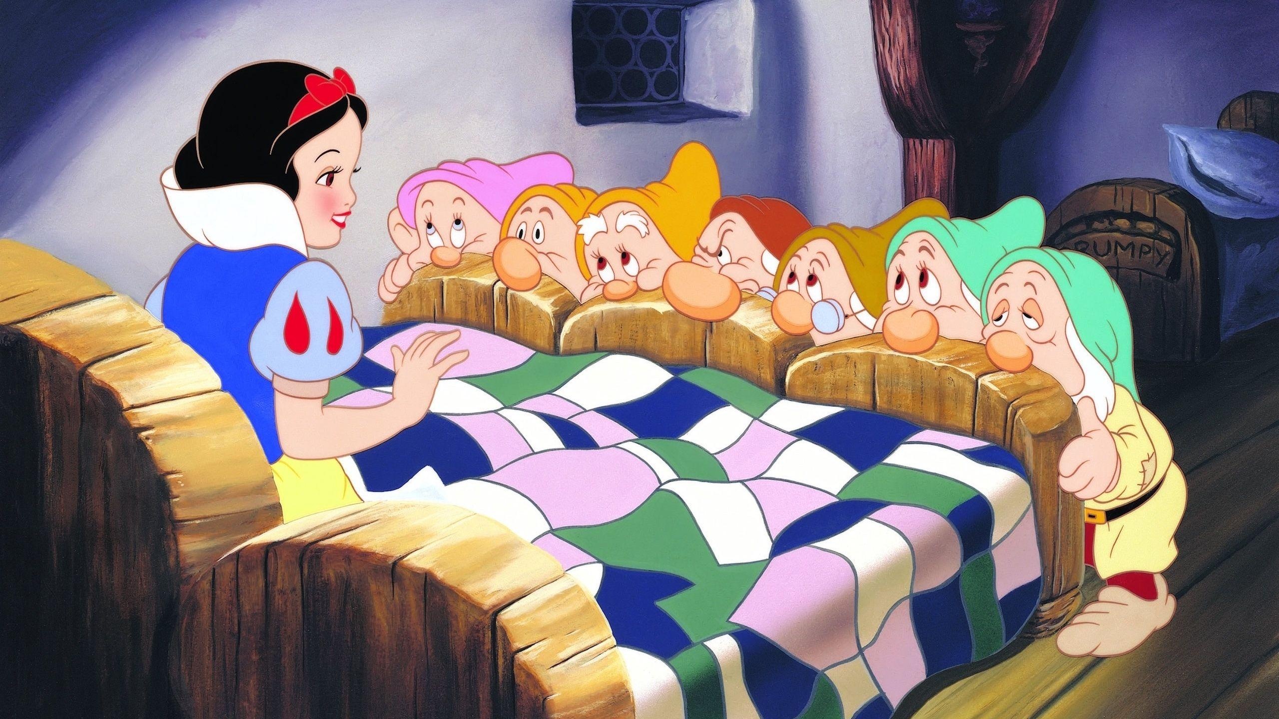 Snow White, Animation, Snow White and the Seven Dwarfs, Disney wallpapers, 2560x1440 HD Desktop